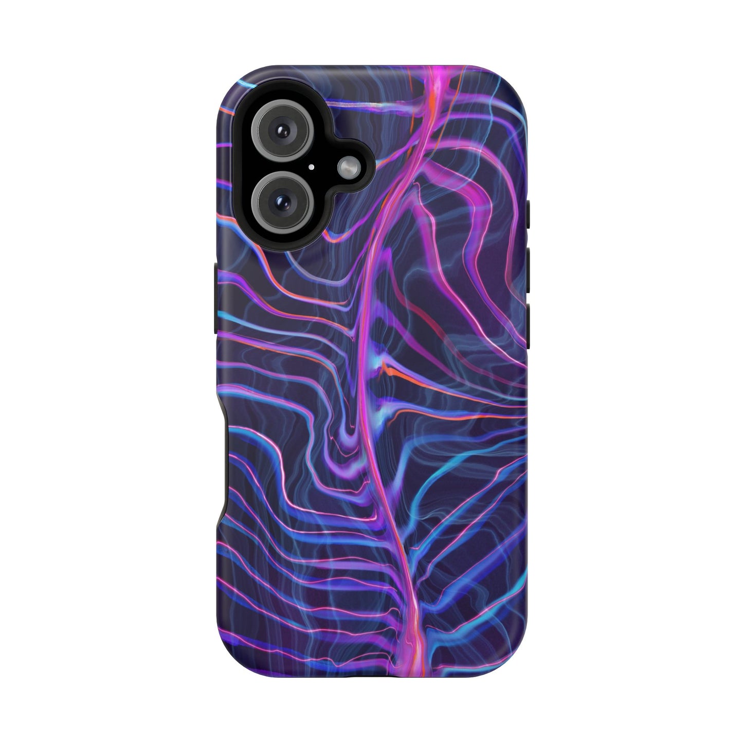 Electric Wave Magnetic Tough Case - Vibrant iPhone Protection