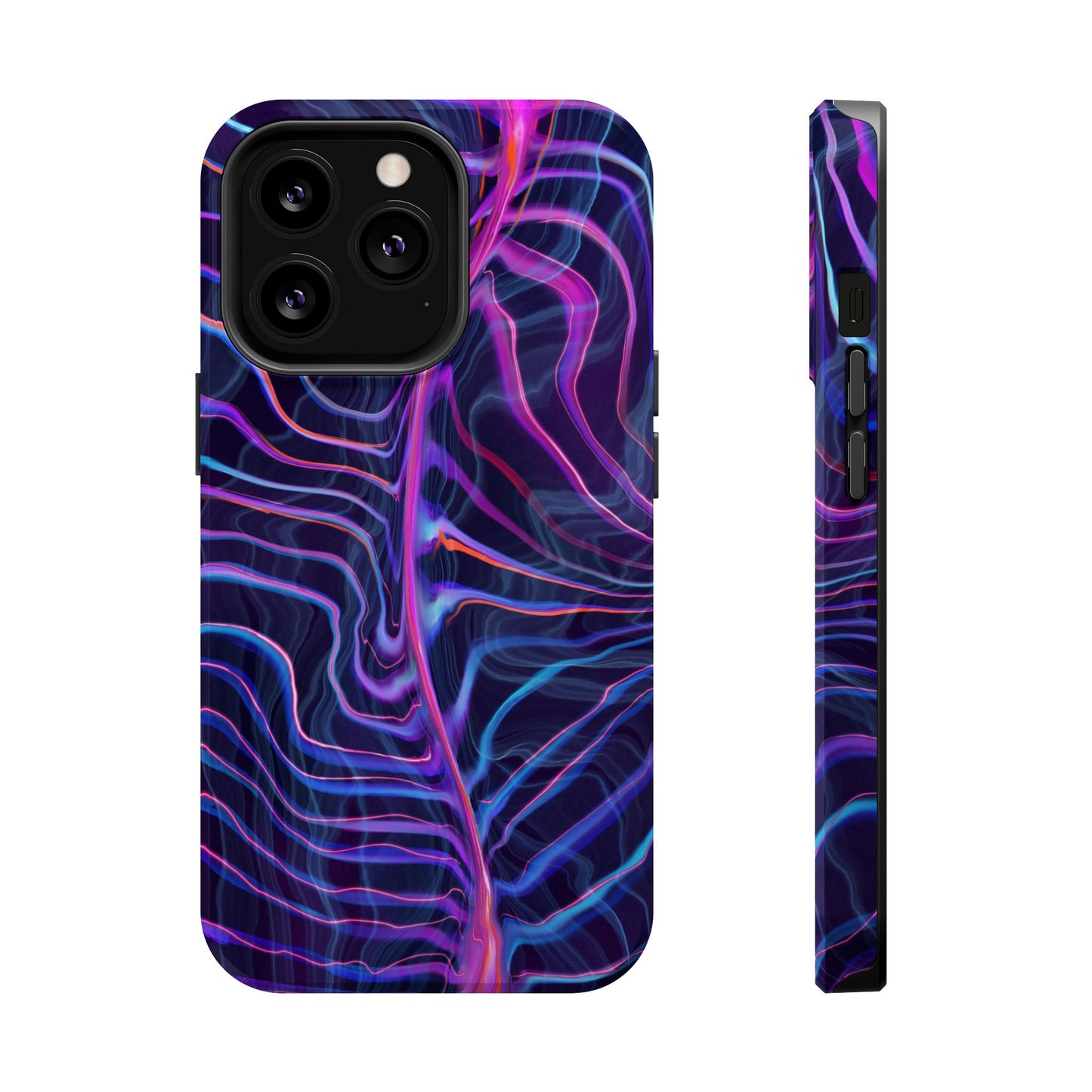 Electric Wave Magnetic Tough Case - Vibrant iPhone Protection