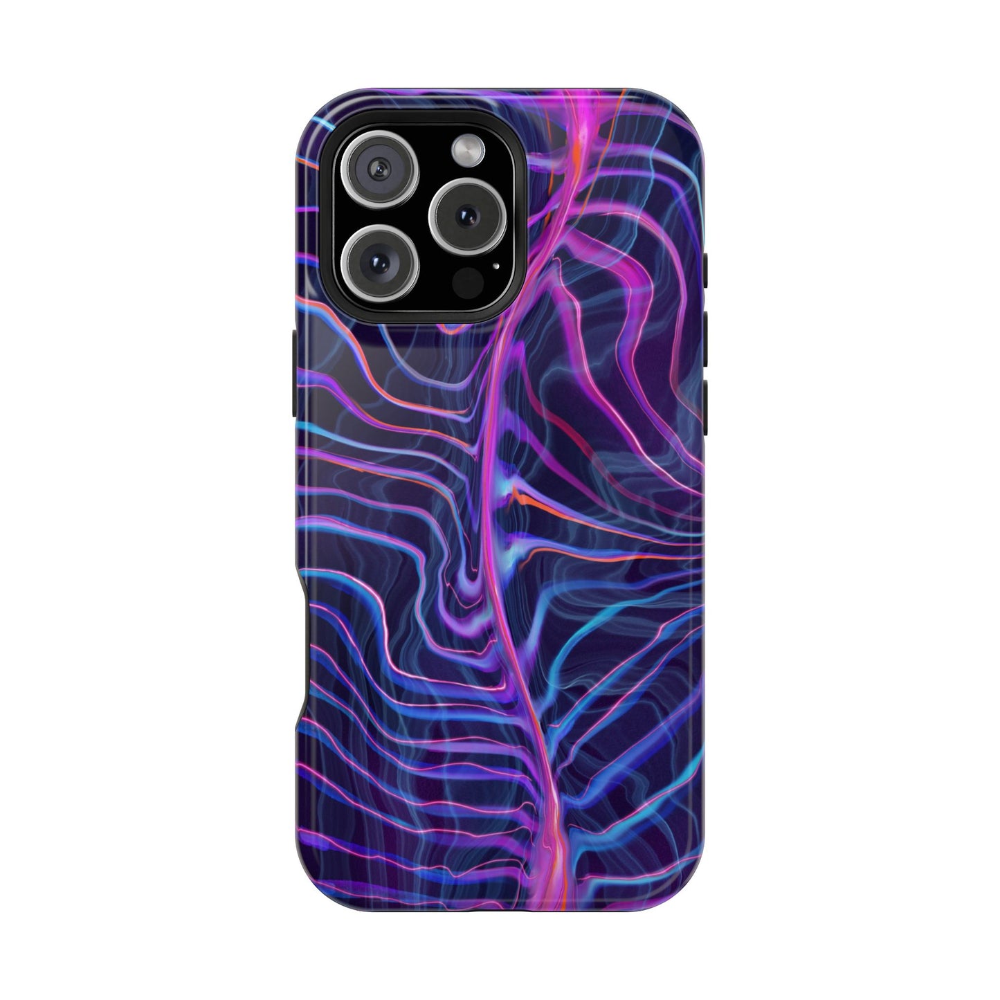 Electric Wave Magnetic Tough Case - Vibrant iPhone Protection