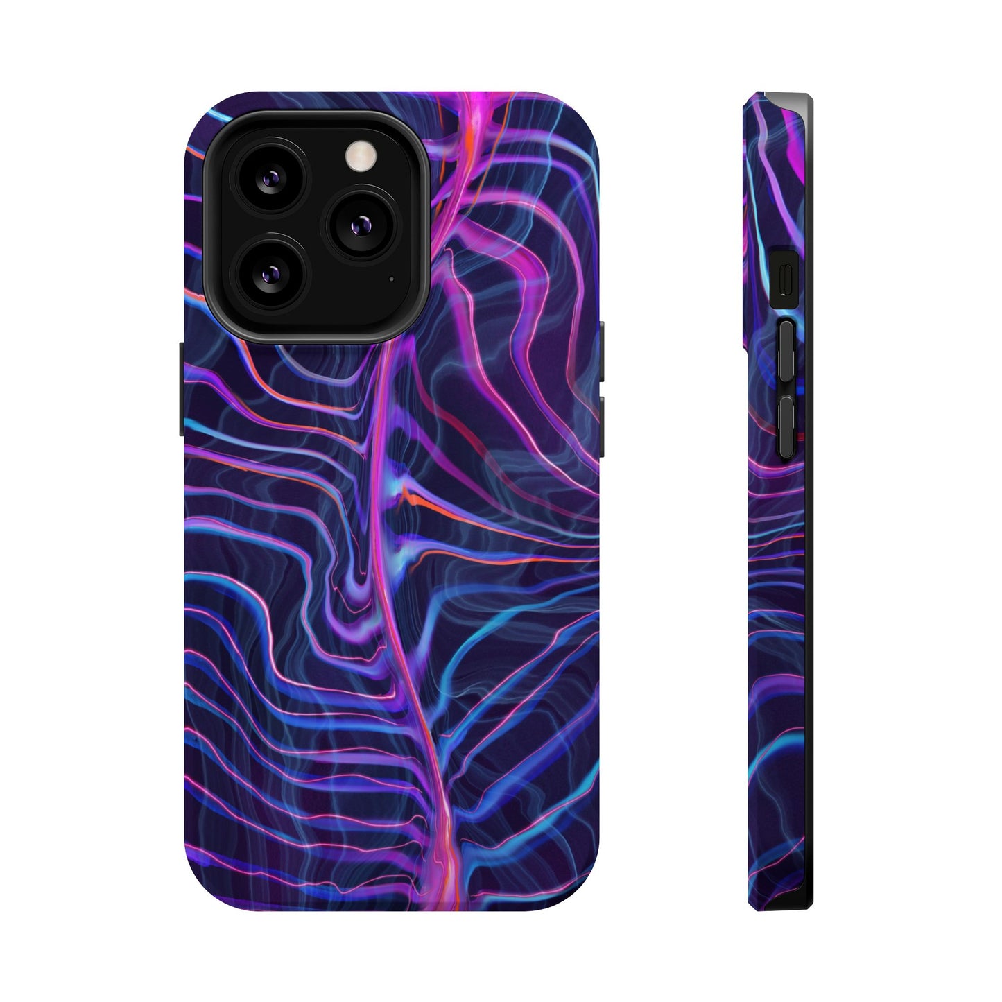 Electric Wave Magnetic Tough Case - Vibrant iPhone Protection
