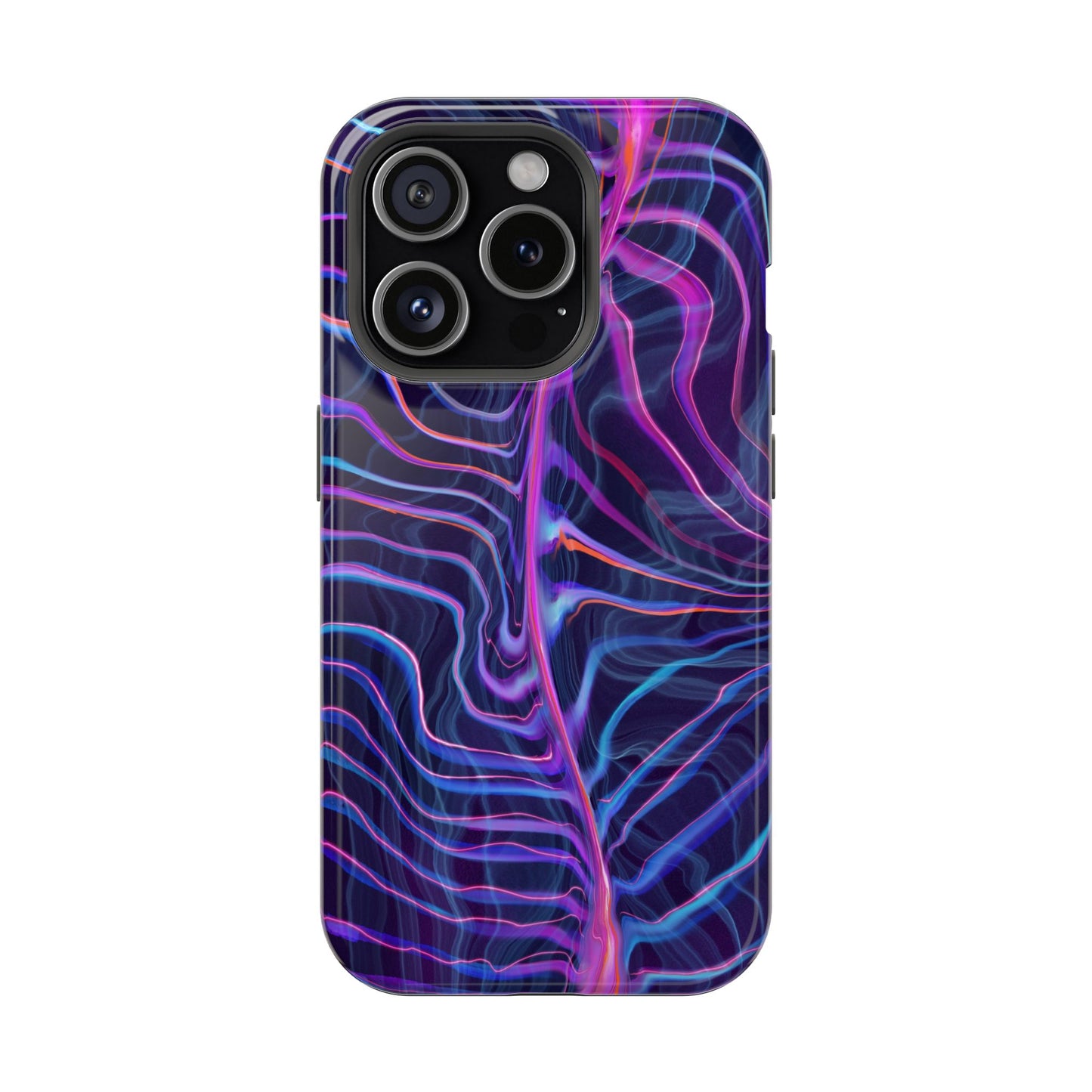 Electric Wave Magnetic Tough Case - Vibrant iPhone Protection