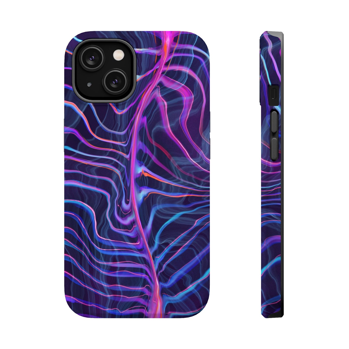 Electric Wave Magnetic Tough Case - Vibrant iPhone Protection