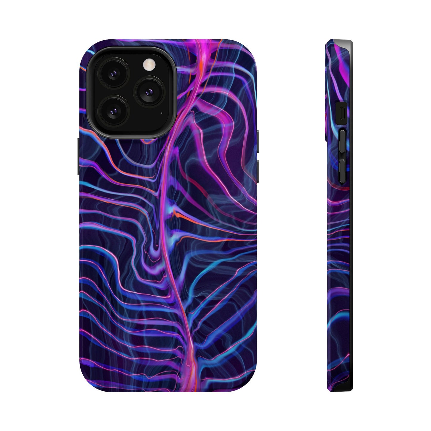 Electric Wave Magnetic Tough Case - Vibrant iPhone Protection