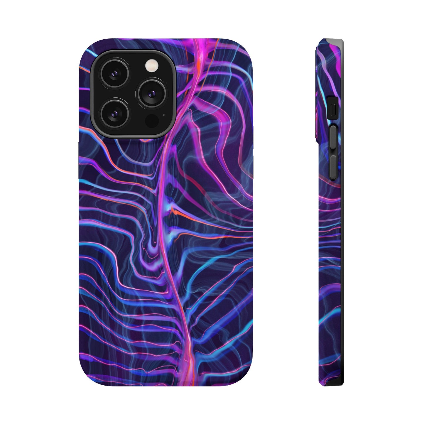 Electric Wave Magnetic Tough Case - Vibrant iPhone Protection