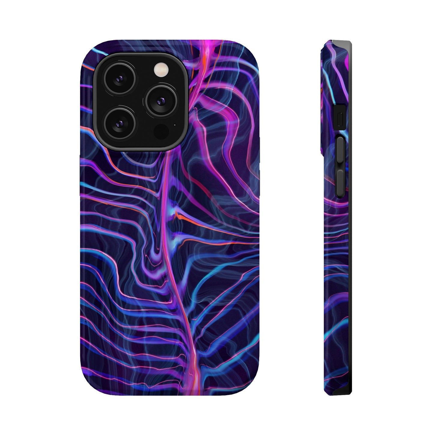 Electric Wave Magnetic Tough Case - Vibrant iPhone Protection