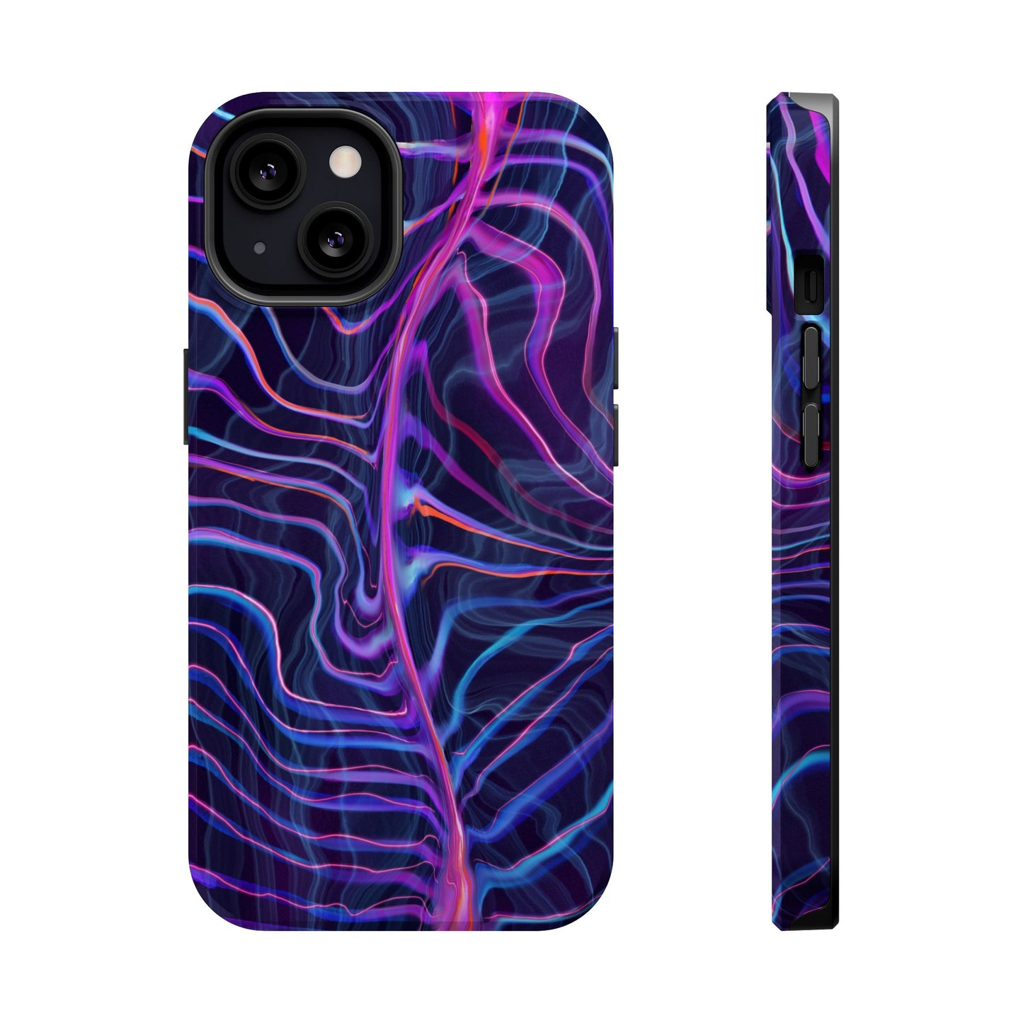 Electric Wave Magnetic Tough Case - Vibrant iPhone Protection