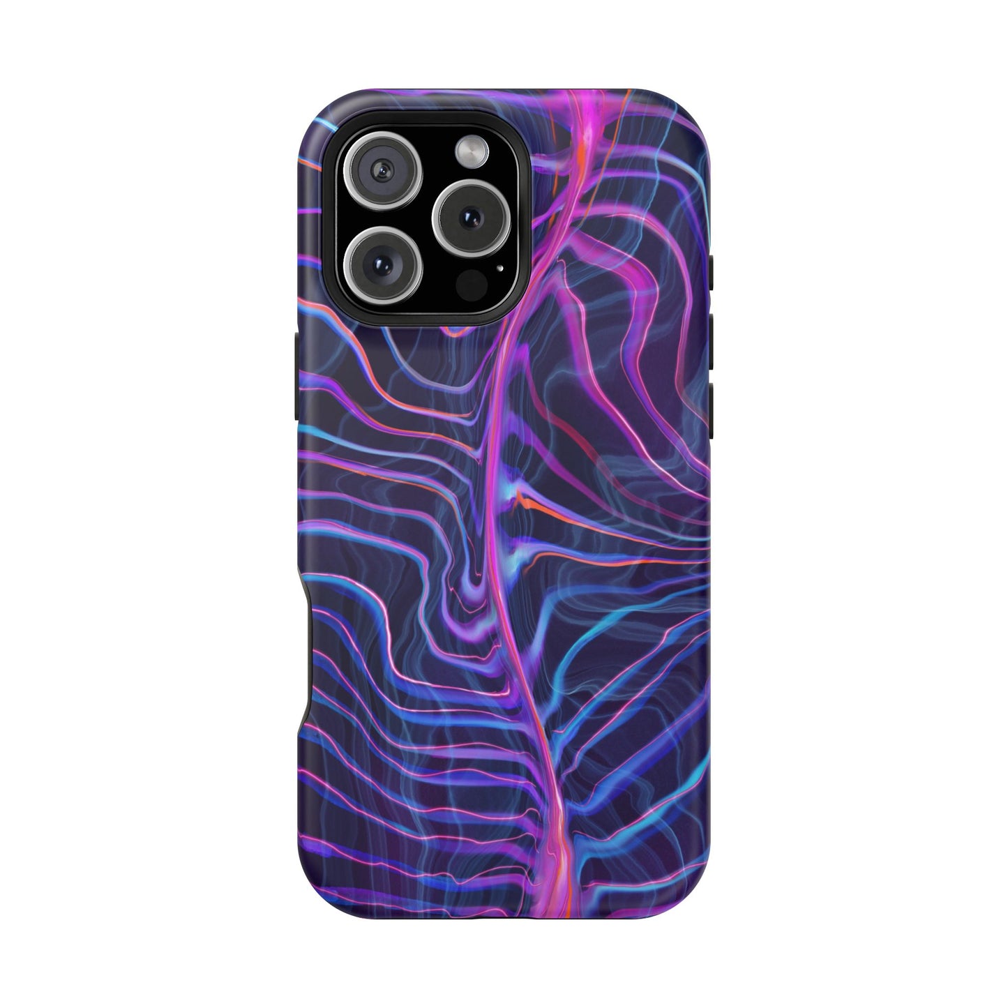 Electric Wave Magnetic Tough Case - Vibrant iPhone Protection