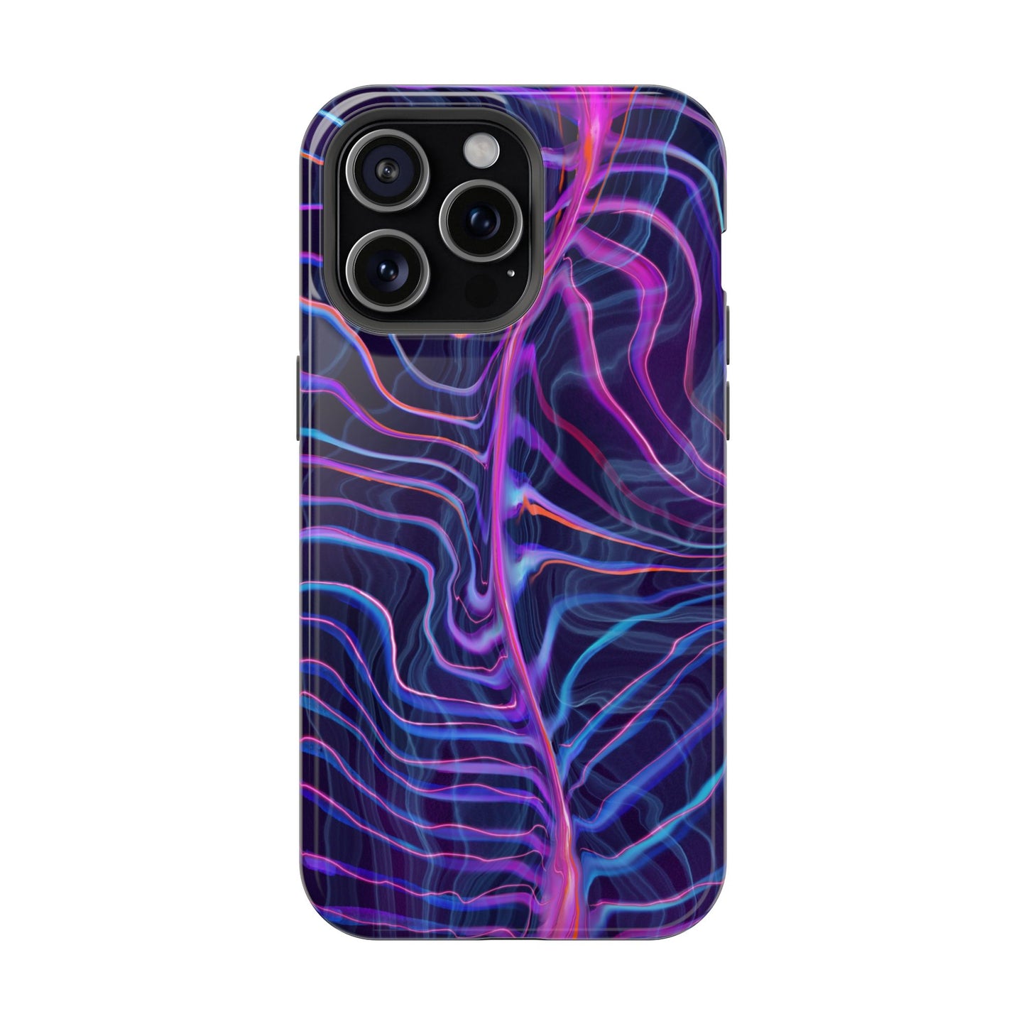 Electric Wave Magnetic Tough Case - Vibrant iPhone Protection