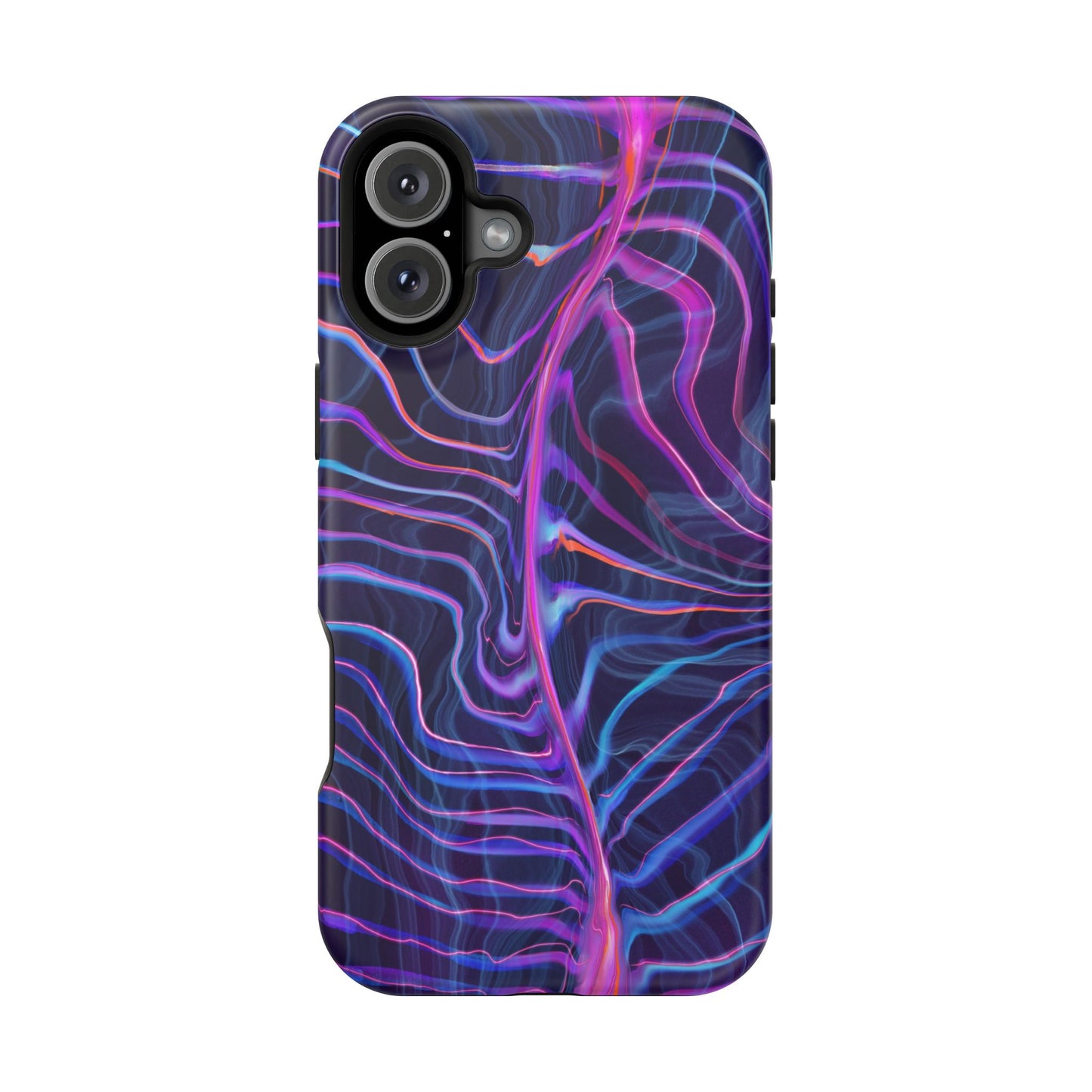 Electric Wave Magnetic Tough Case - Vibrant iPhone Protection