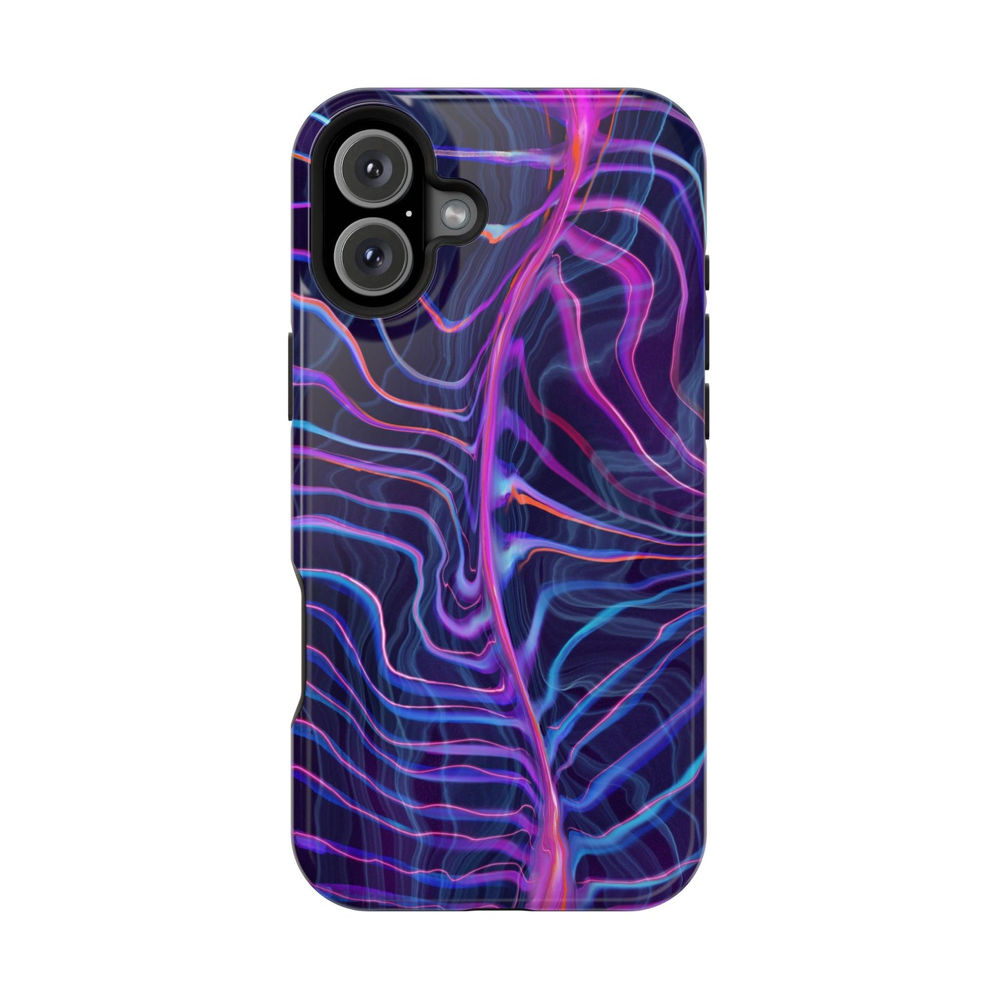Electric Wave Magnetic Tough Case - Vibrant iPhone Protection