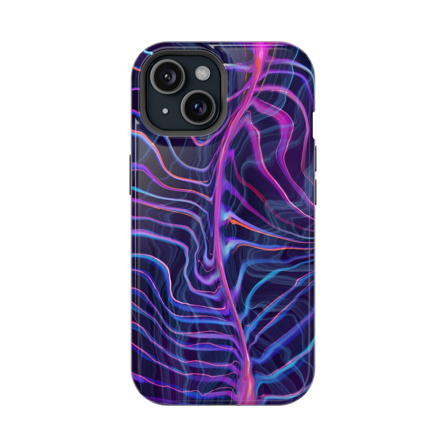 Electric Wave Magnetic Tough Case - Vibrant iPhone Protection