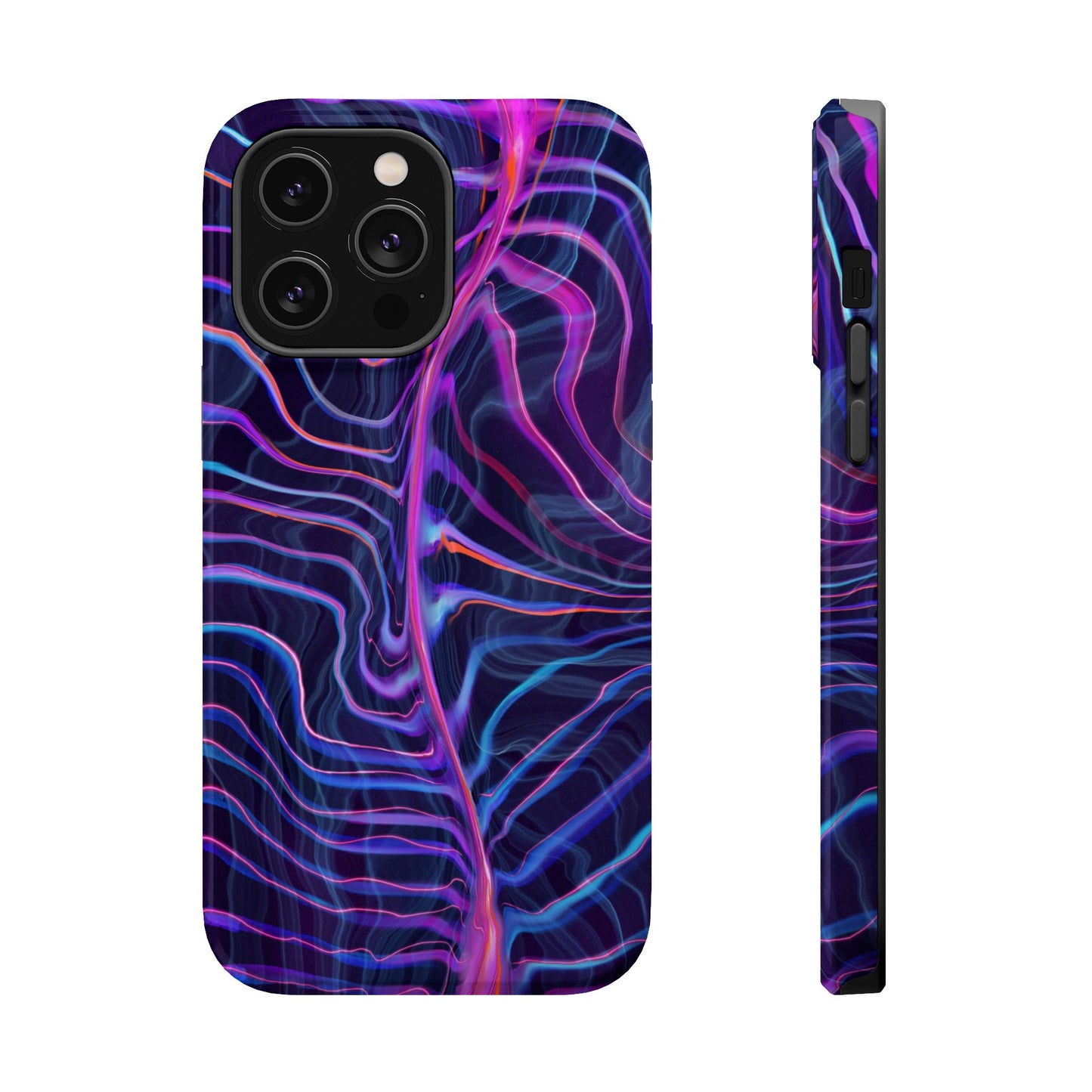 Electric Wave Magnetic Tough Case - Vibrant iPhone Protection