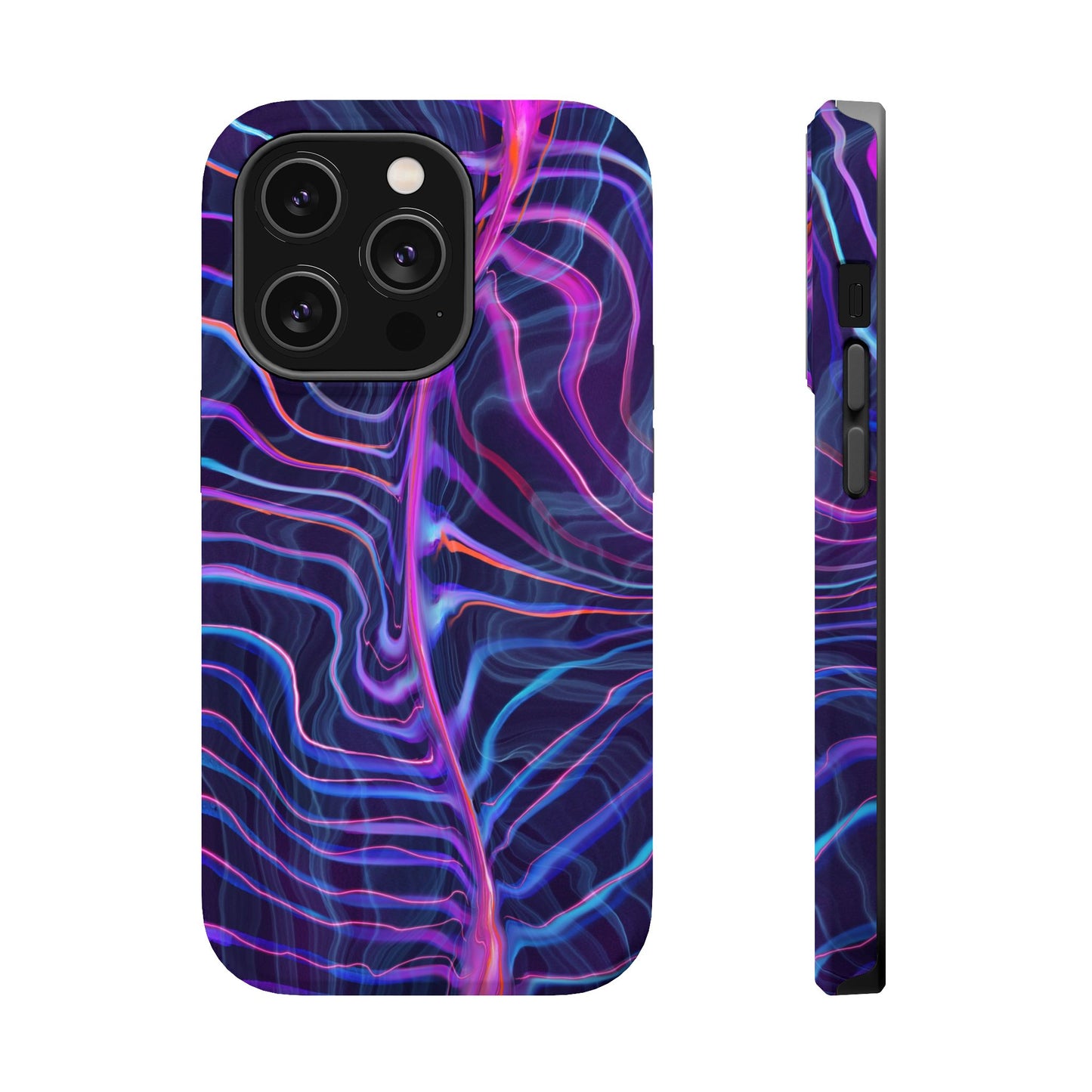 Electric Wave Magnetic Tough Case - Vibrant iPhone Protection