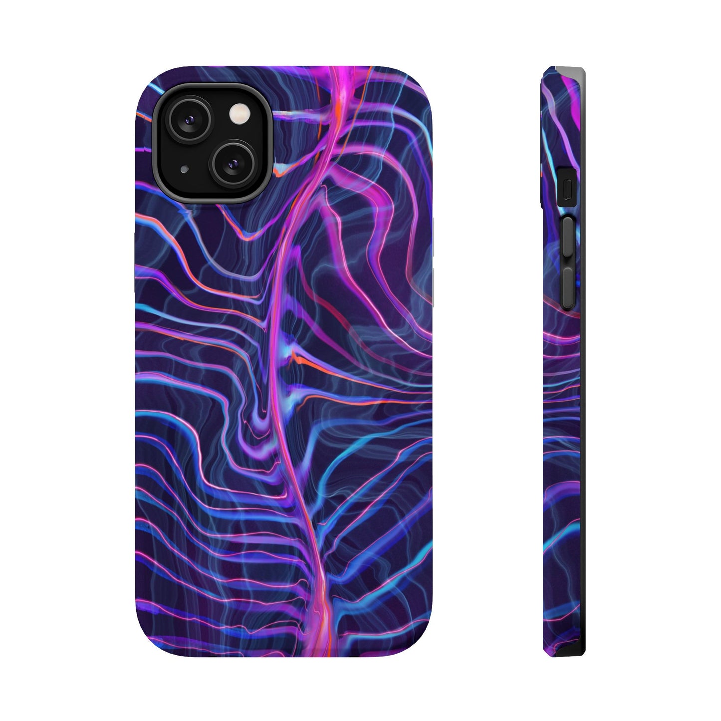 Electric Wave Magnetic Tough Case - Vibrant iPhone Protection