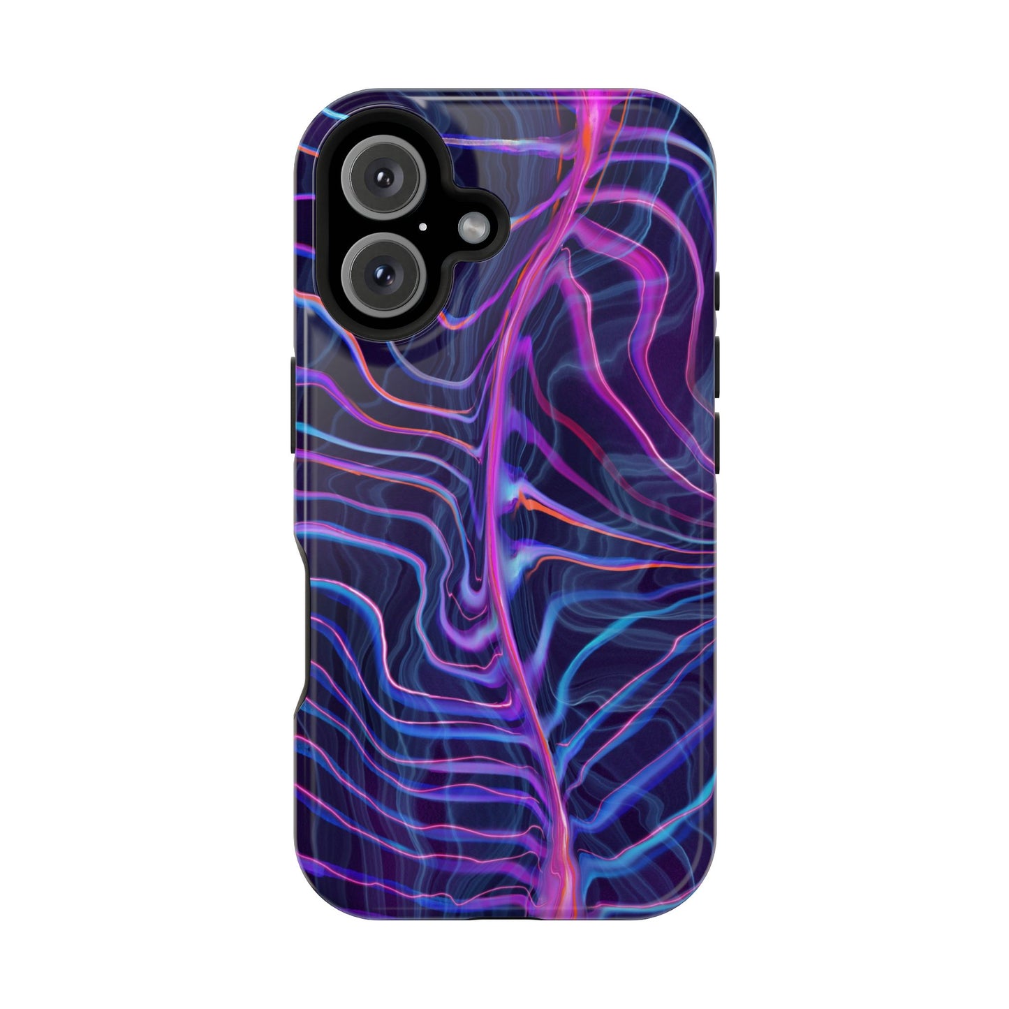 Electric Wave Magnetic Tough Case - Vibrant iPhone Protection