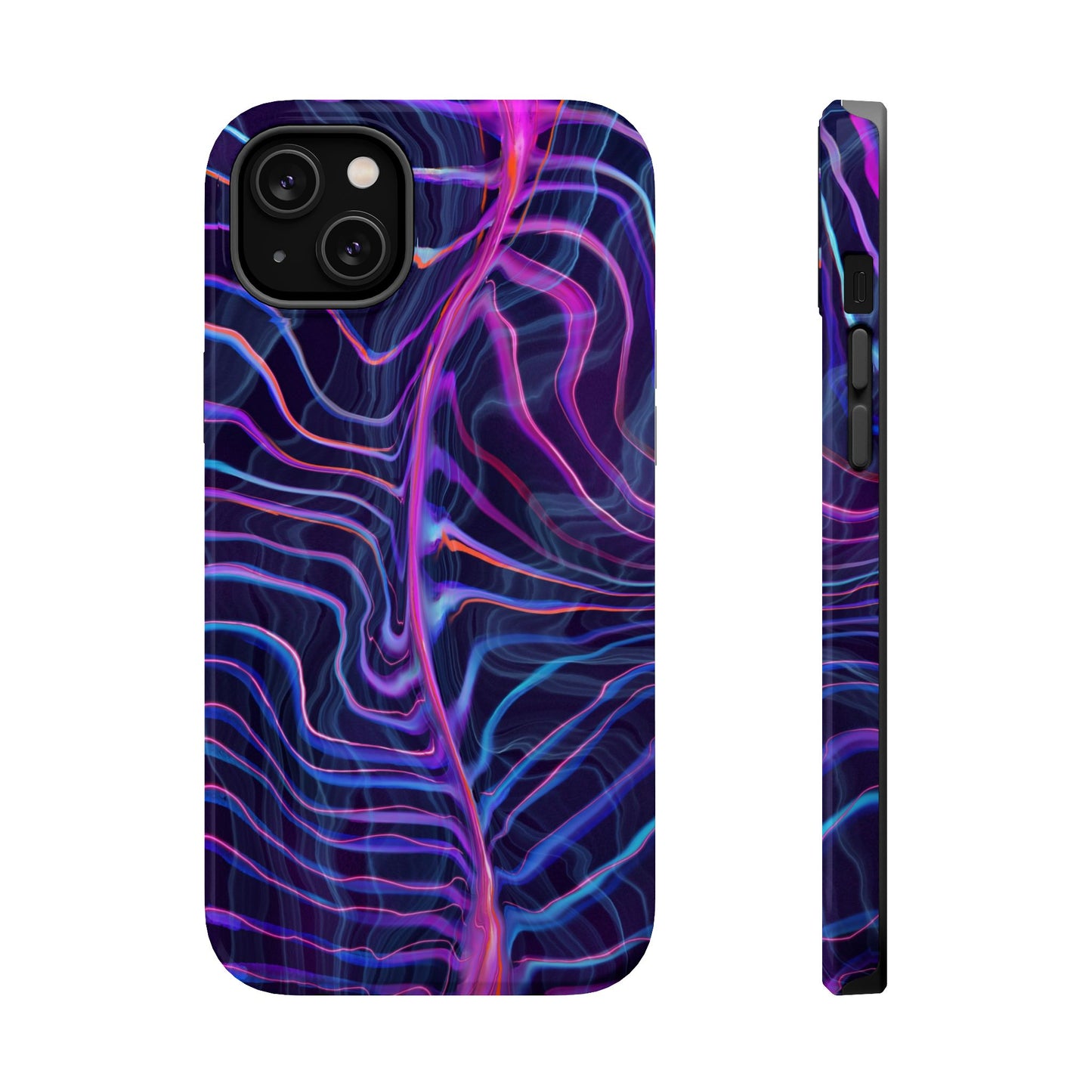 Electric Wave Magnetic Tough Case - Vibrant iPhone Protection
