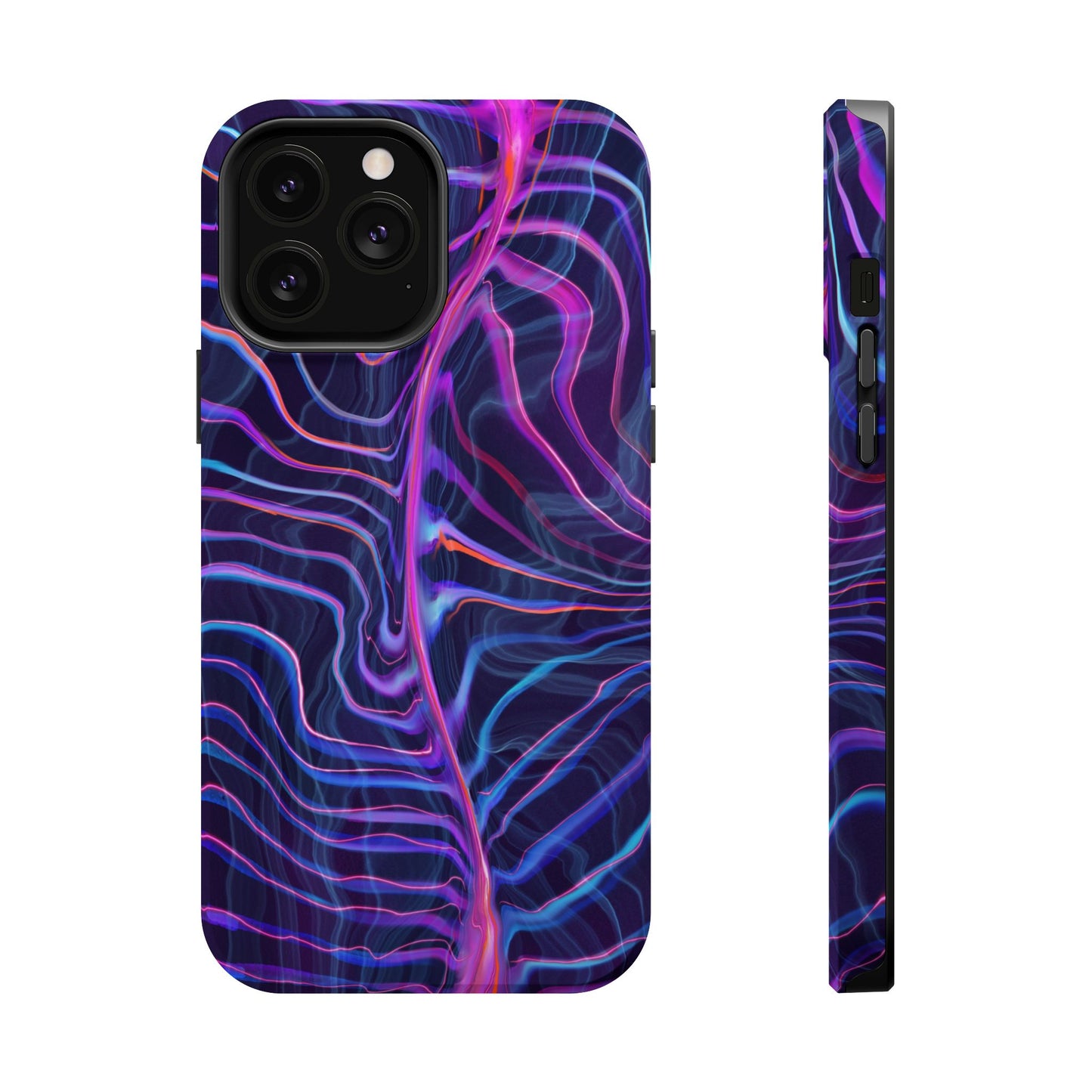 Electric Wave Magnetic Tough Case - Vibrant iPhone Protection