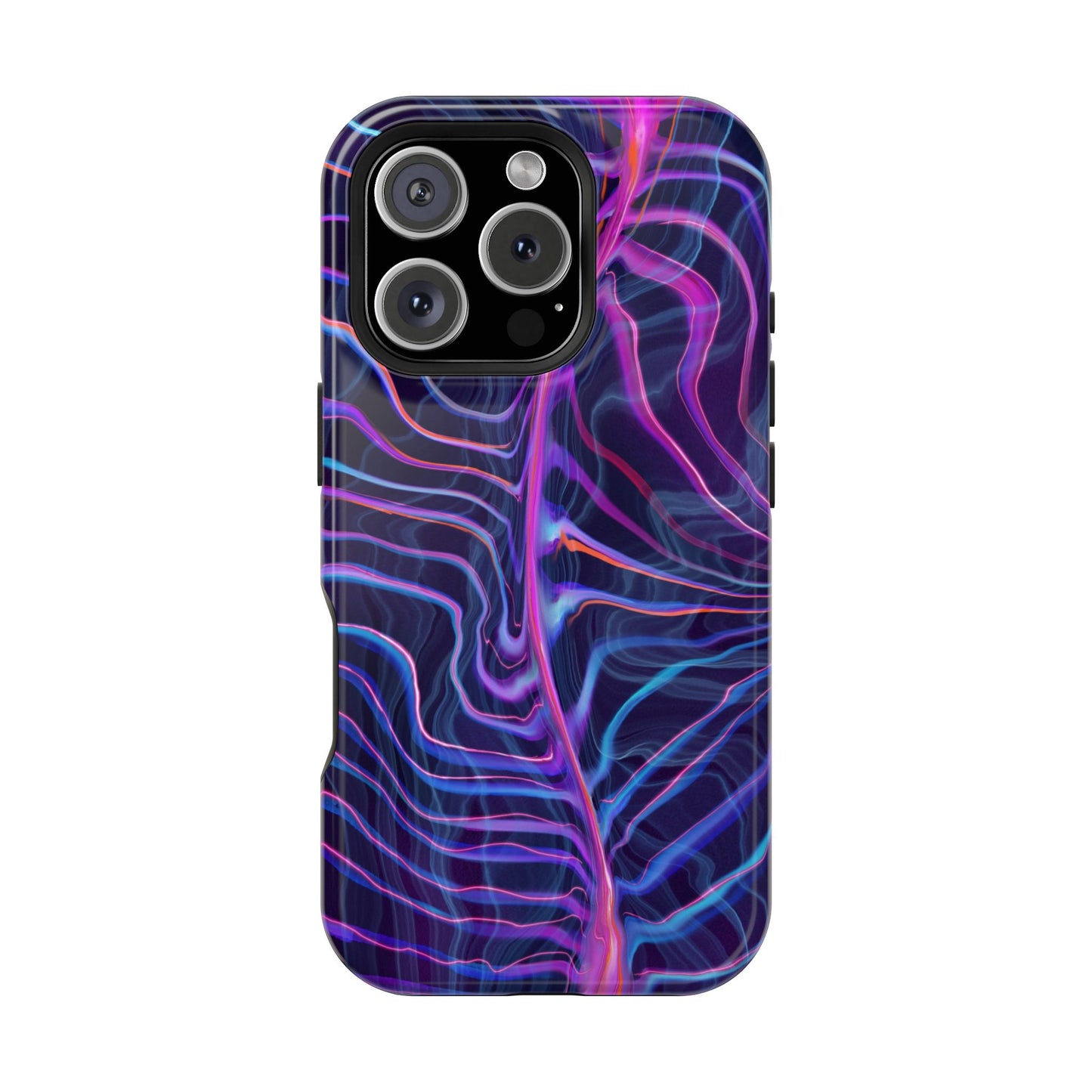 Electric Wave Magnetic Tough Case - Vibrant iPhone Protection