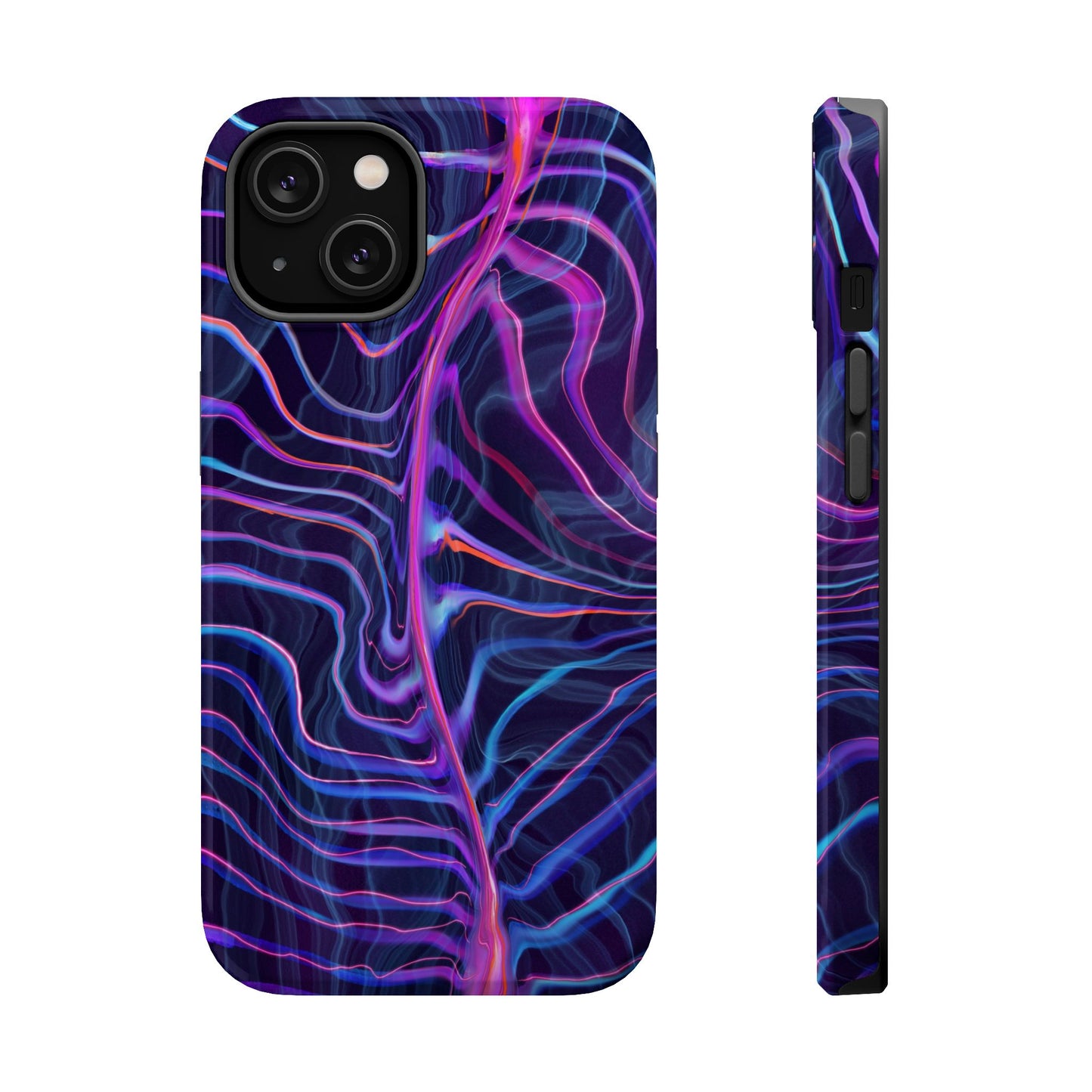 Electric Wave Magnetic Tough Case - Vibrant iPhone Protection