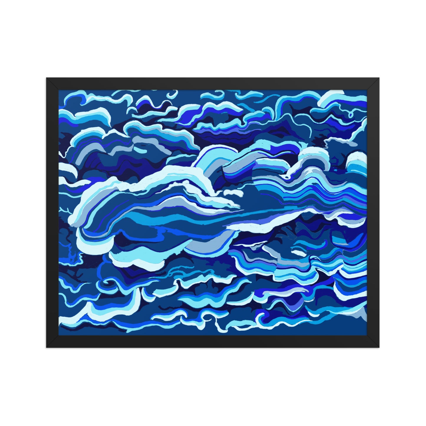 Lichen Cloud Dreams by Bryan Dodson, Framed Art Print on Paper 16x20
