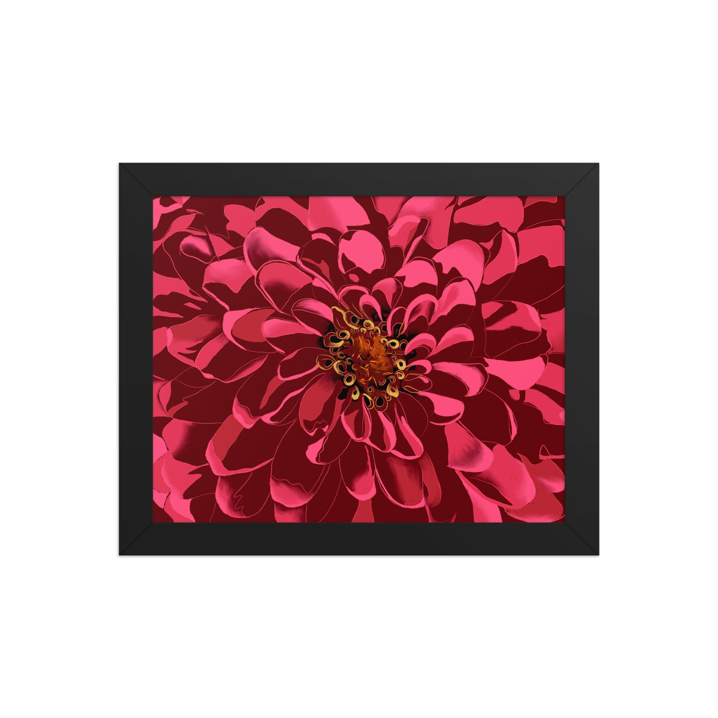 Chrysanthemum by Bryan Dodson, Framed Art Print on Paper 8x10