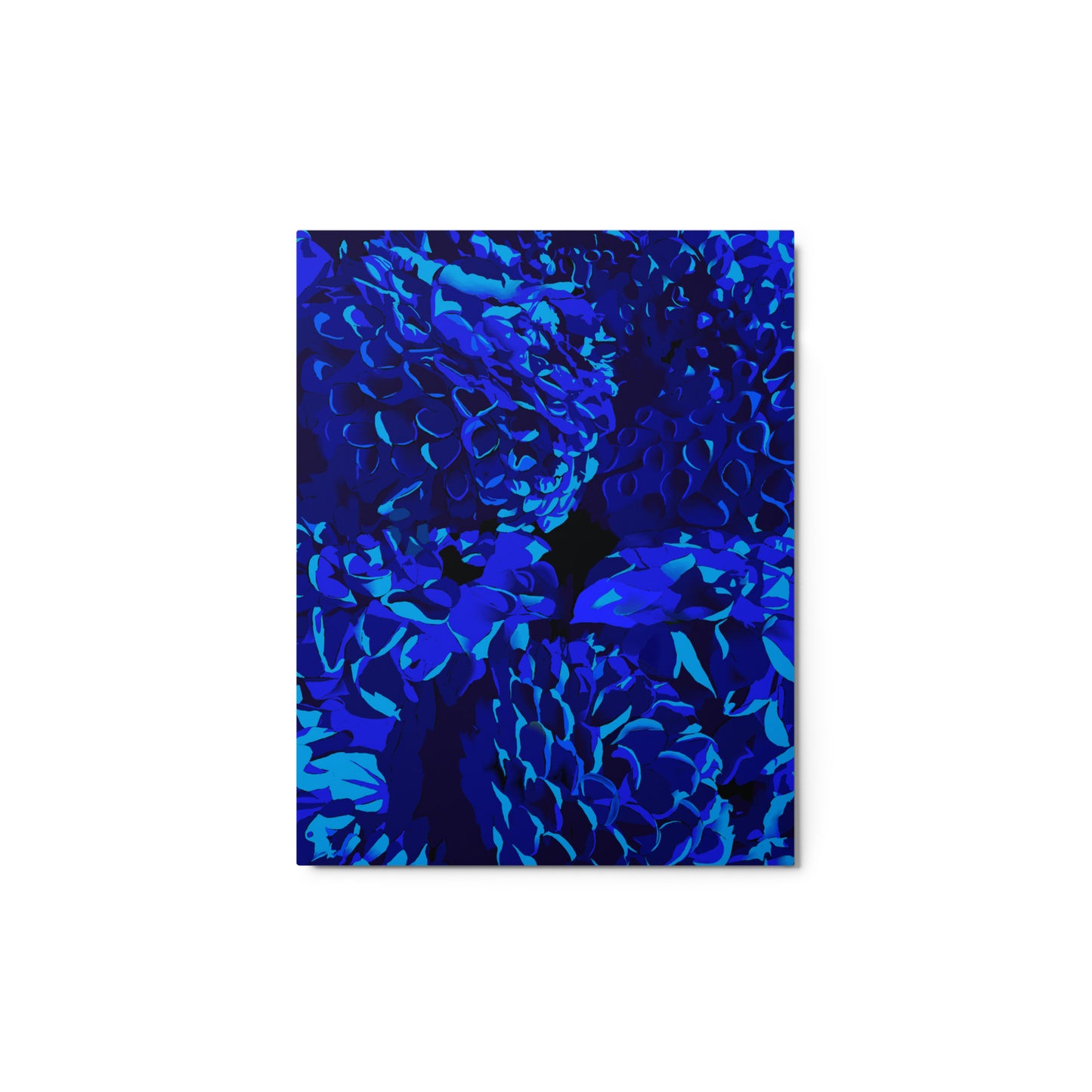 Blue Flower by Bryan Dodson, Print on Metal 11x14