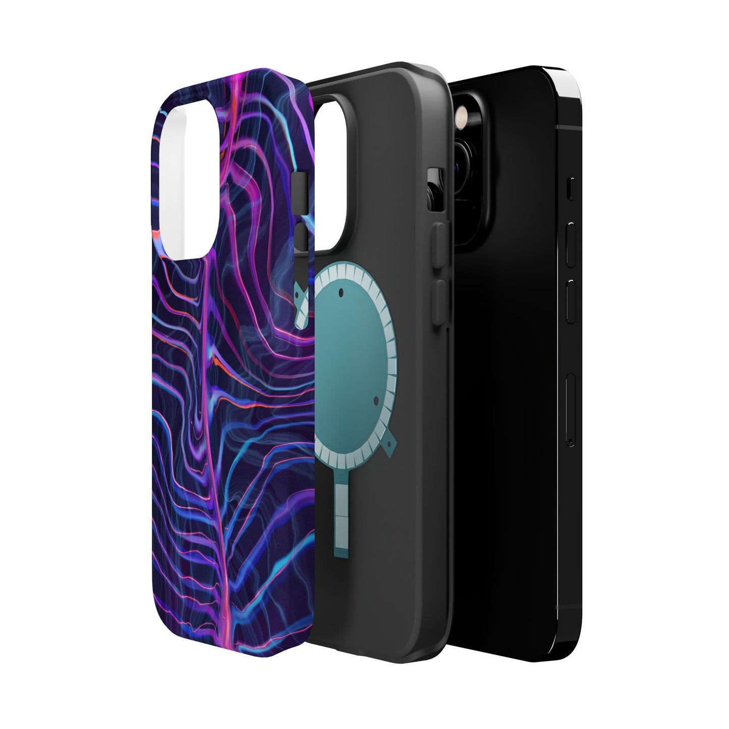 Electric Wave Magnetic Tough Case - Vibrant Phone Protection