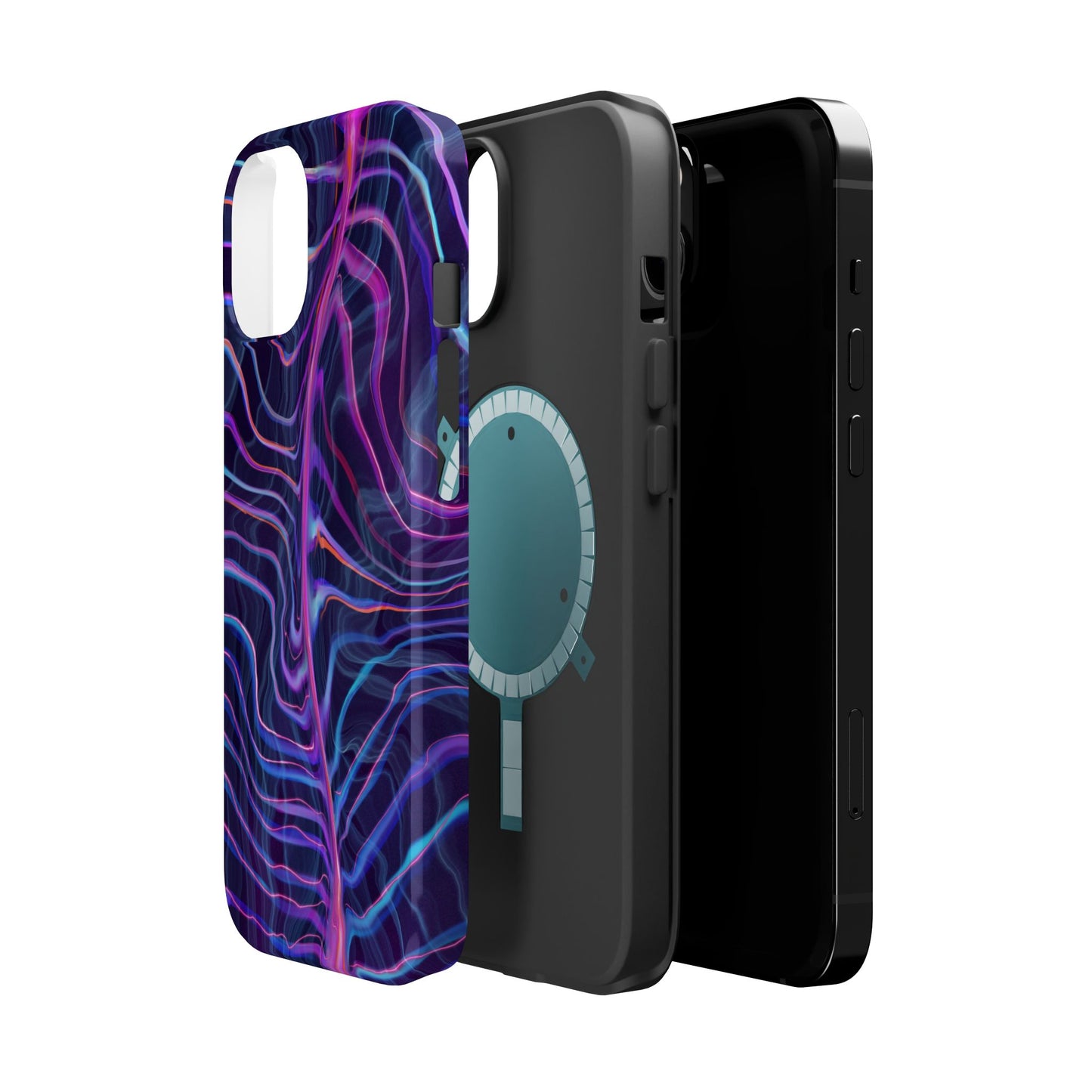 Electric Wave Magnetic Tough Case - Vibrant Phone Protection