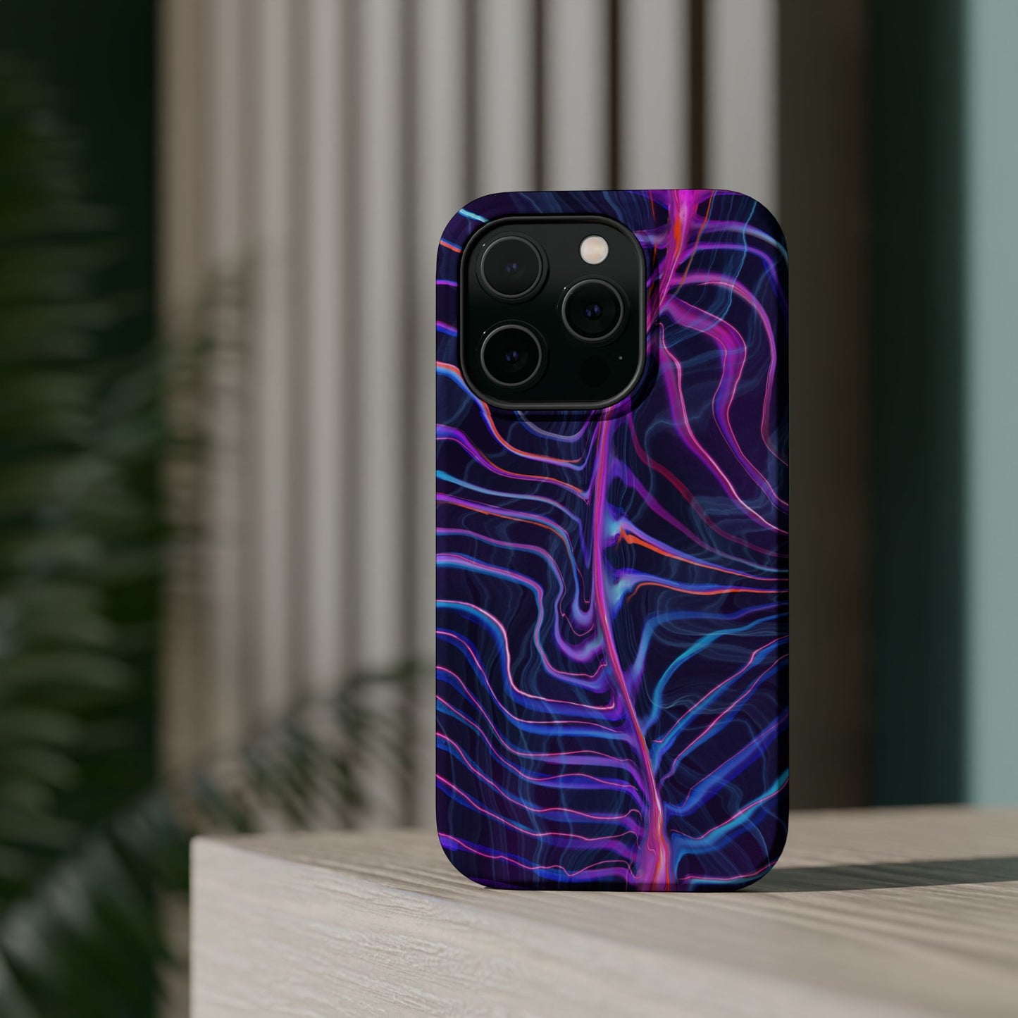 Electric Wave Magnetic Tough Case - Vibrant Phone Protection