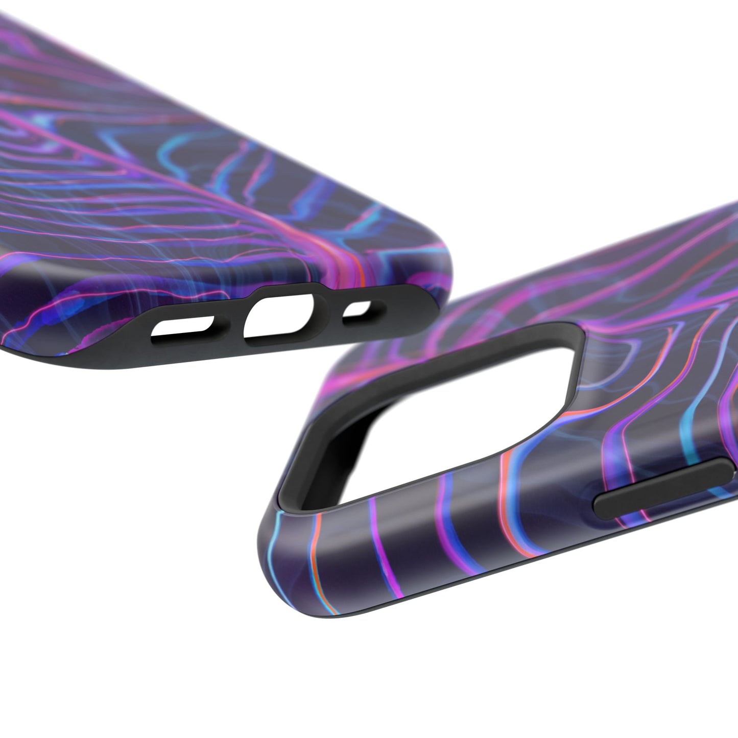 Electric Wave Magnetic Tough Case - Vibrant Phone Protection