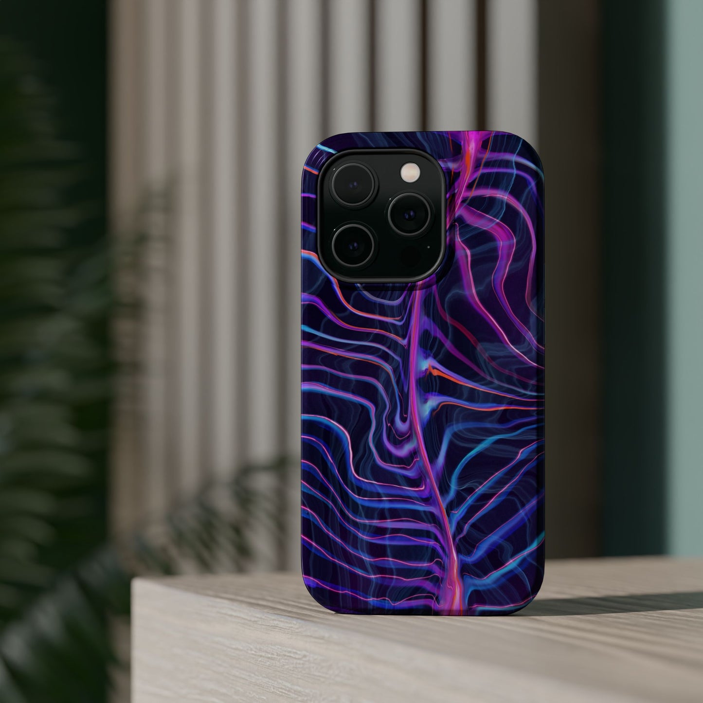 Electric Wave Magnetic Tough Case - Vibrant Phone Protection