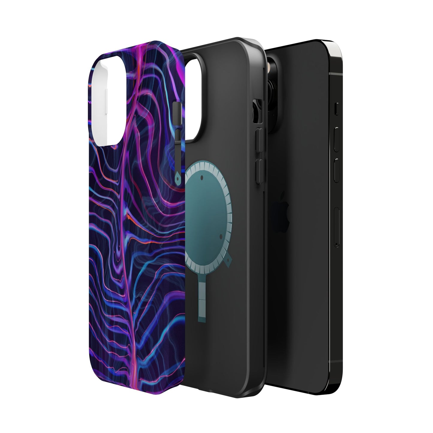 Electric Wave Magnetic Tough Case - Vibrant Phone Protection