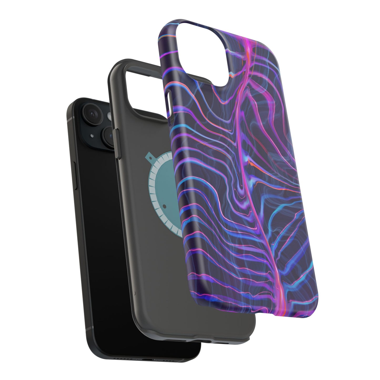 Electric Wave Magnetic Tough Case - Vibrant Phone Protection