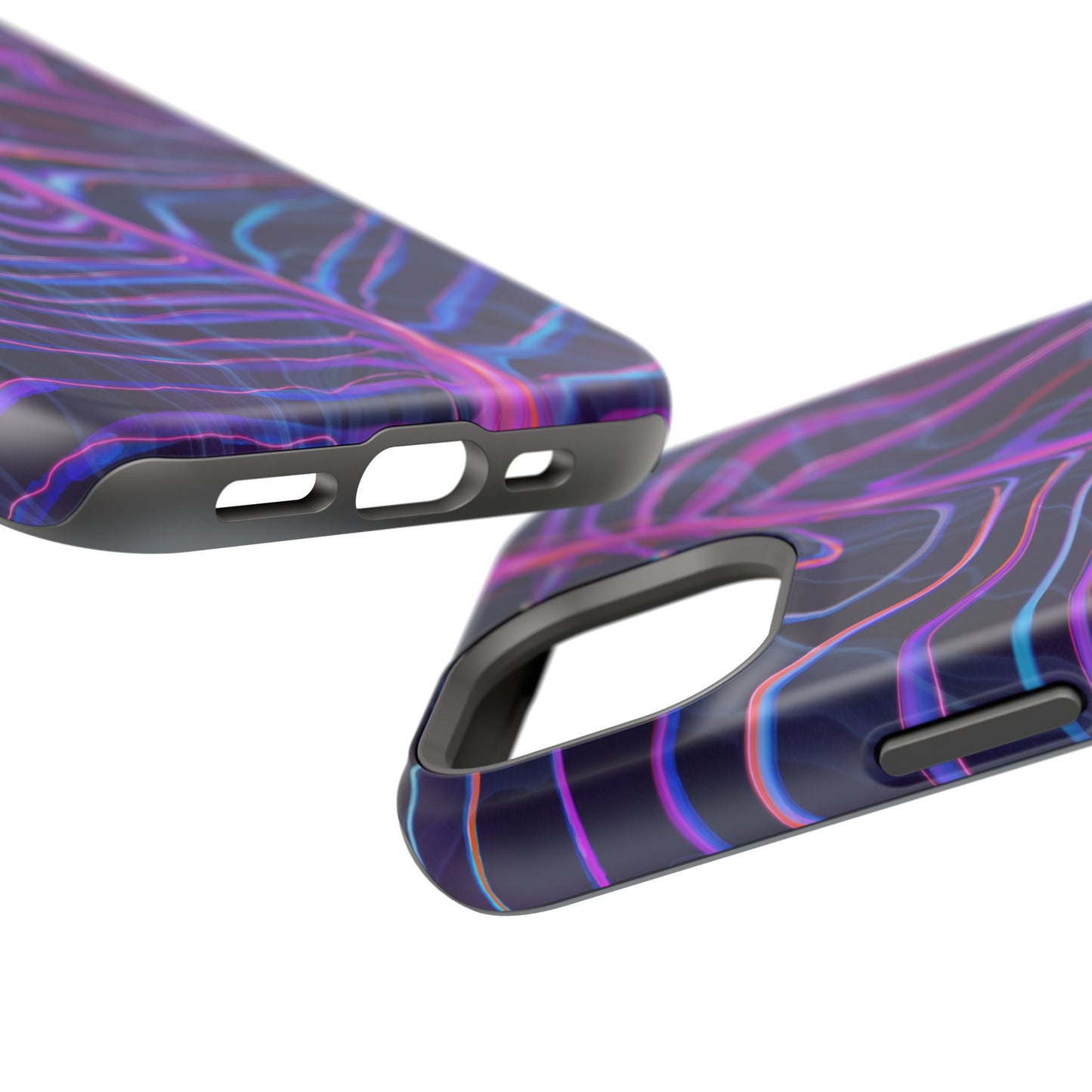 Electric Wave Magnetic Tough Case - Vibrant Phone Protection