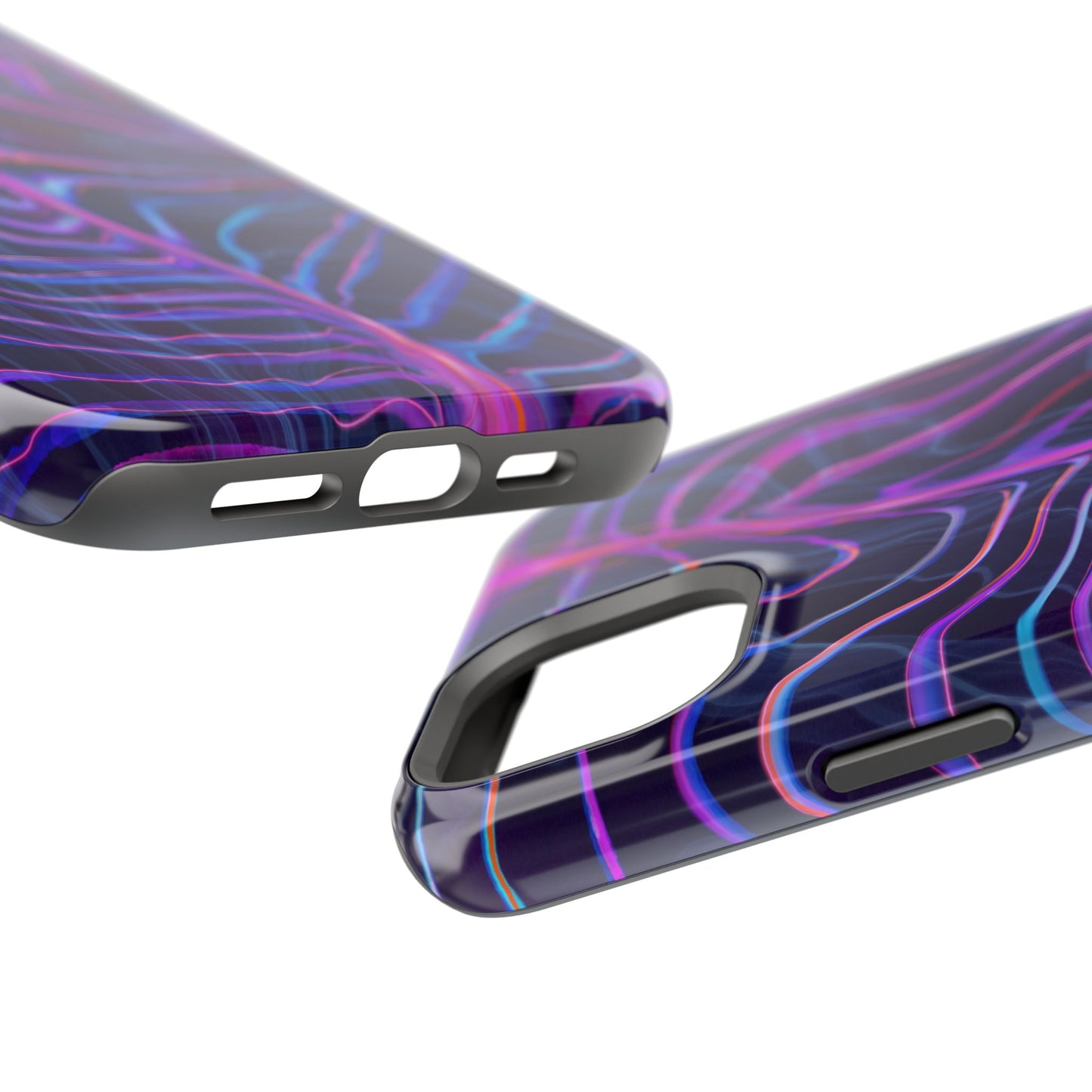 Electric Wave Magnetic Tough Case - Vibrant Phone Protection