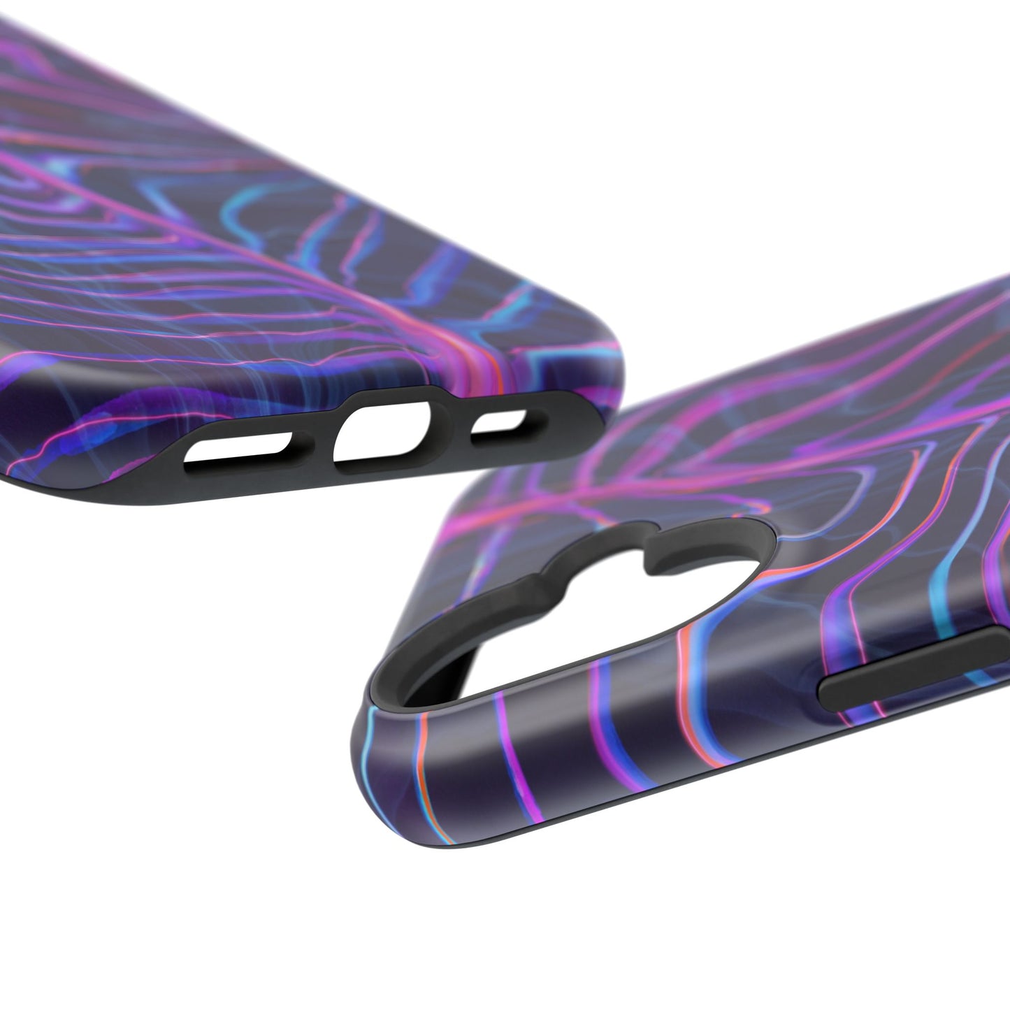 Electric Wave Magnetic Tough Case - Vibrant Phone Protection