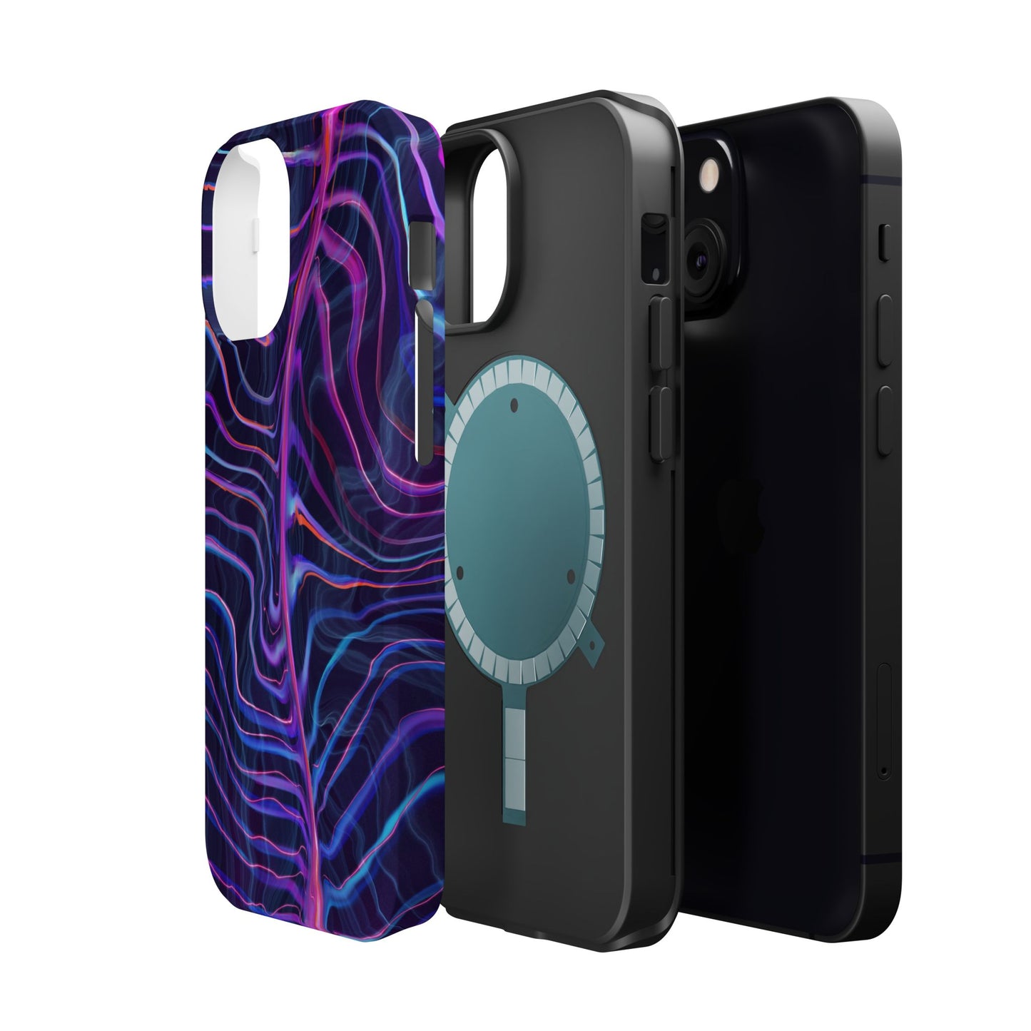 Electric Wave Magnetic Tough Case - Vibrant Phone Protection