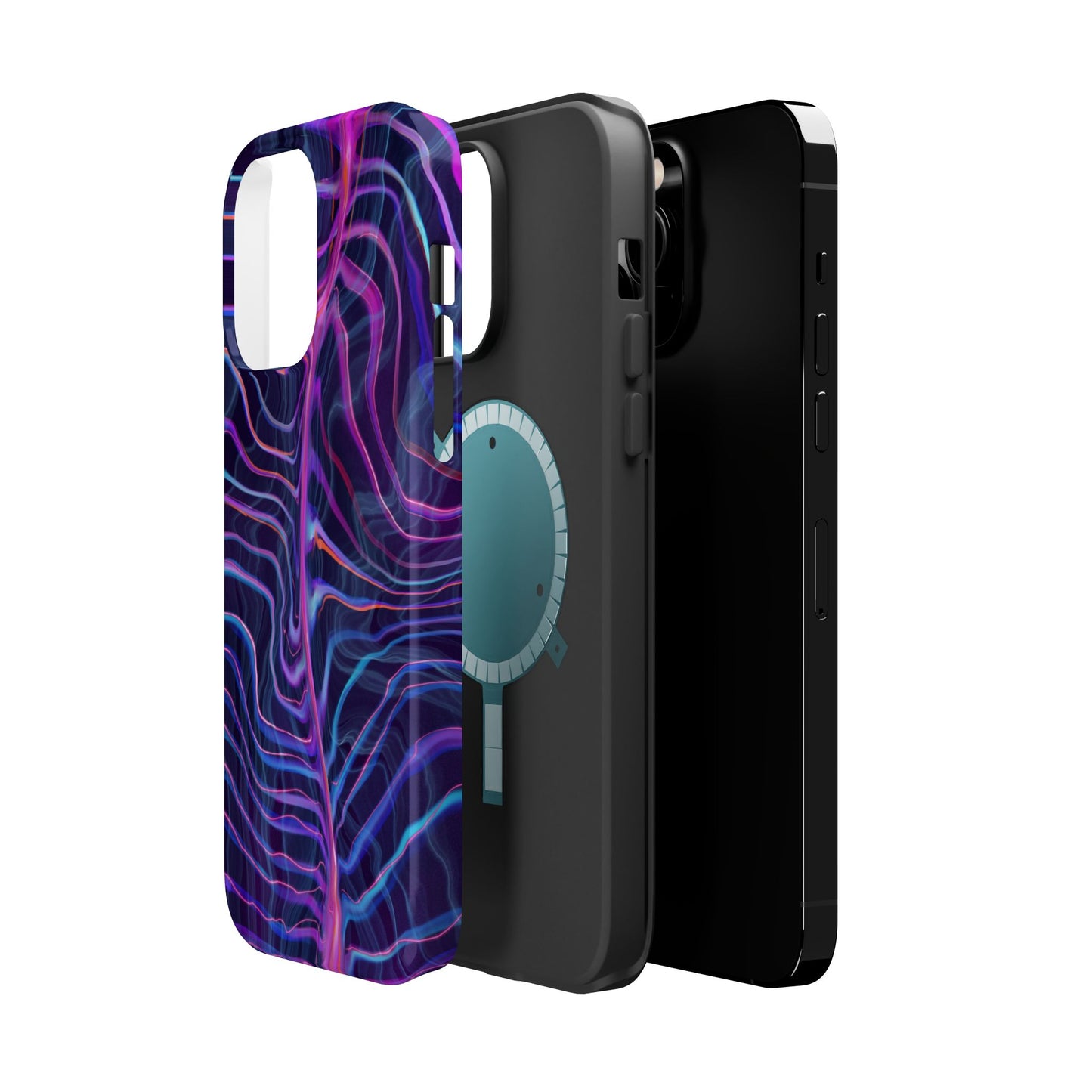 Electric Wave Magnetic Tough Case - Vibrant Phone Protection