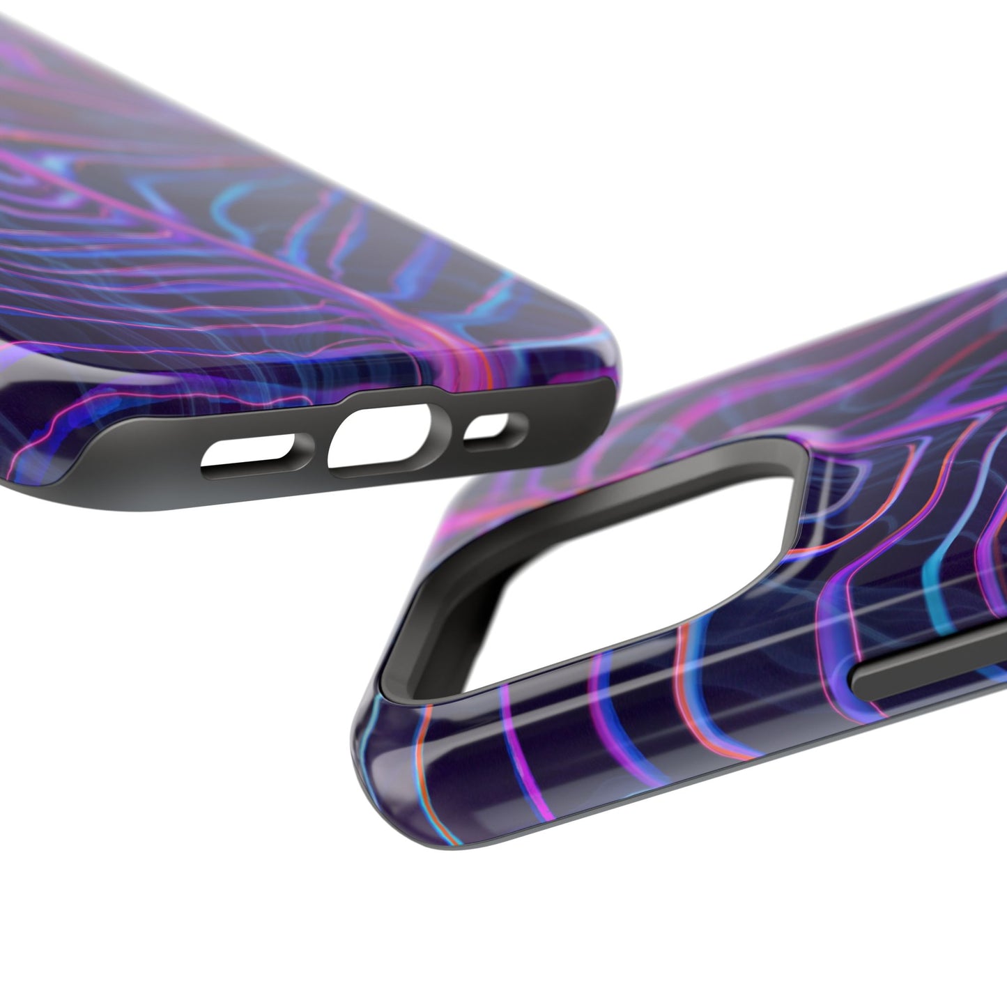 Electric Wave Magnetic Tough Case - Vibrant Phone Protection