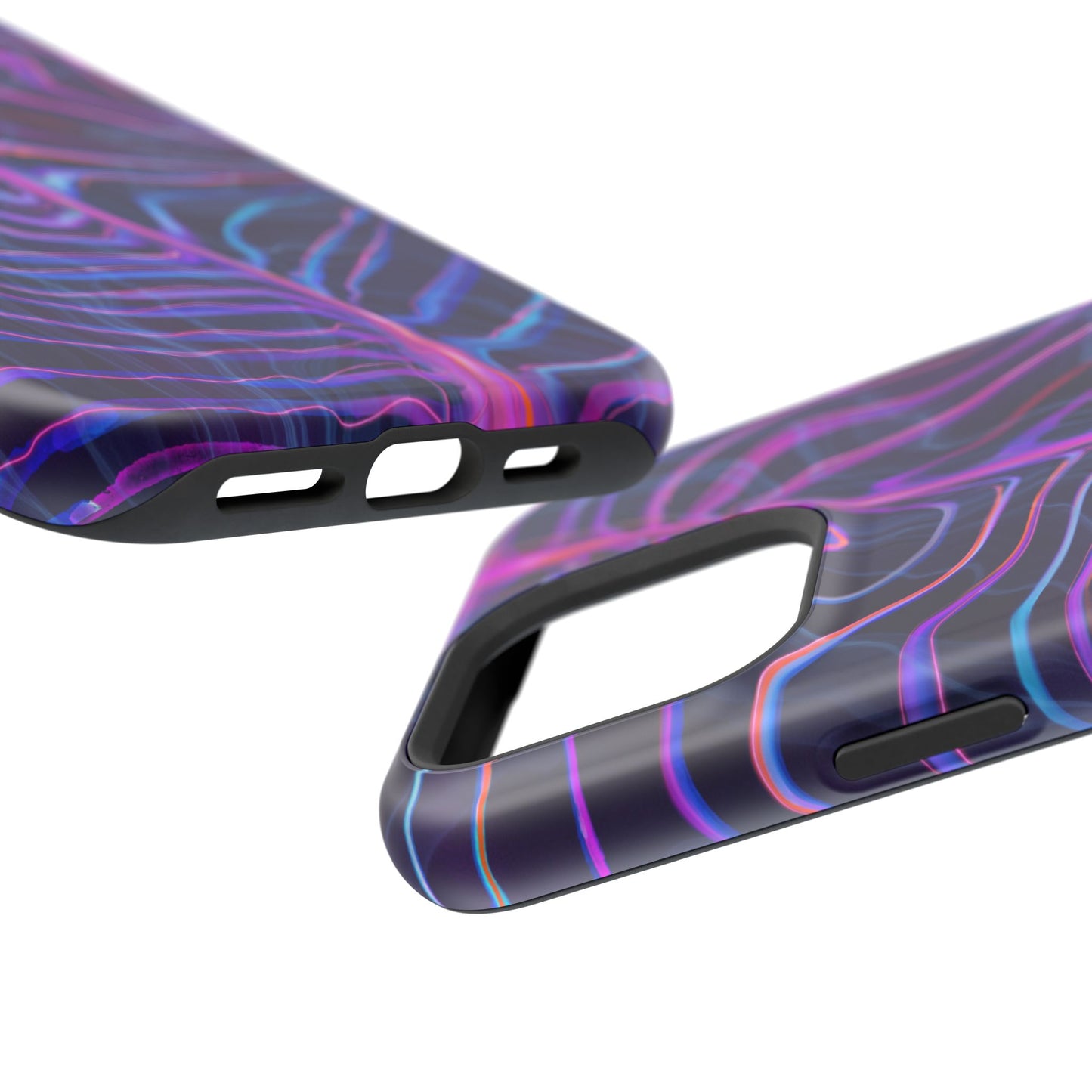 Electric Wave Magnetic Tough Case - Vibrant Phone Protection