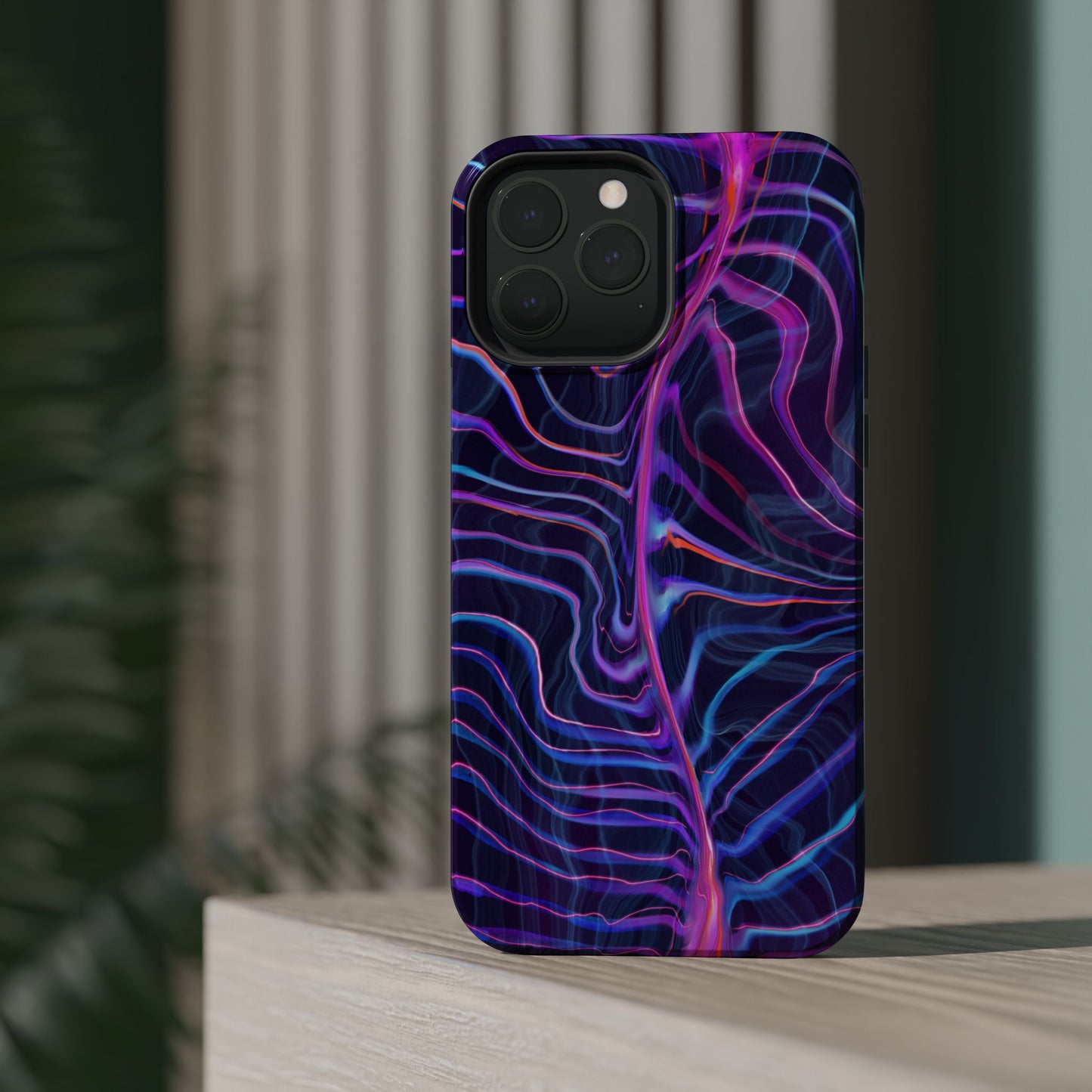 Electric Wave Magnetic Tough Case - Vibrant Phone Protection