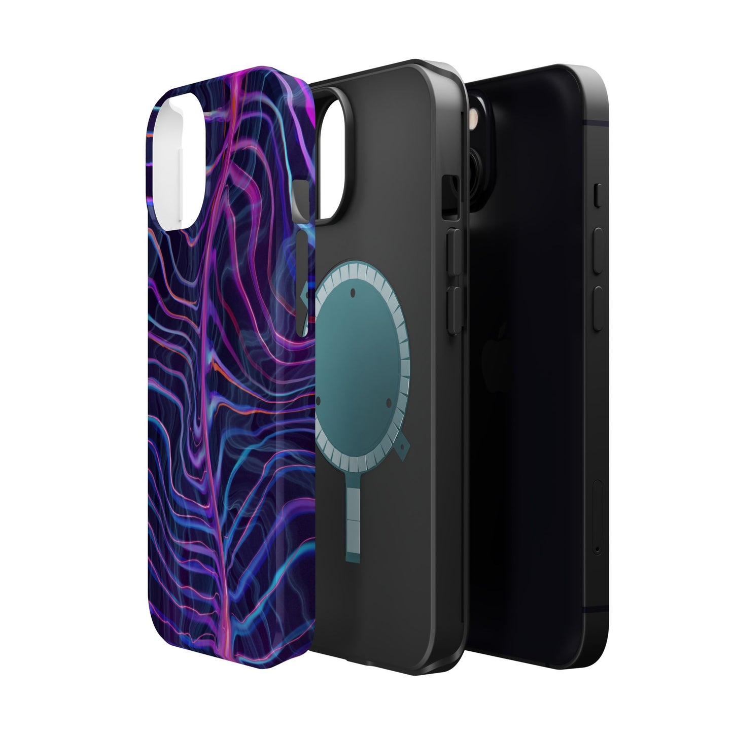 Electric Wave Magnetic Tough Case - Vibrant Phone Protection