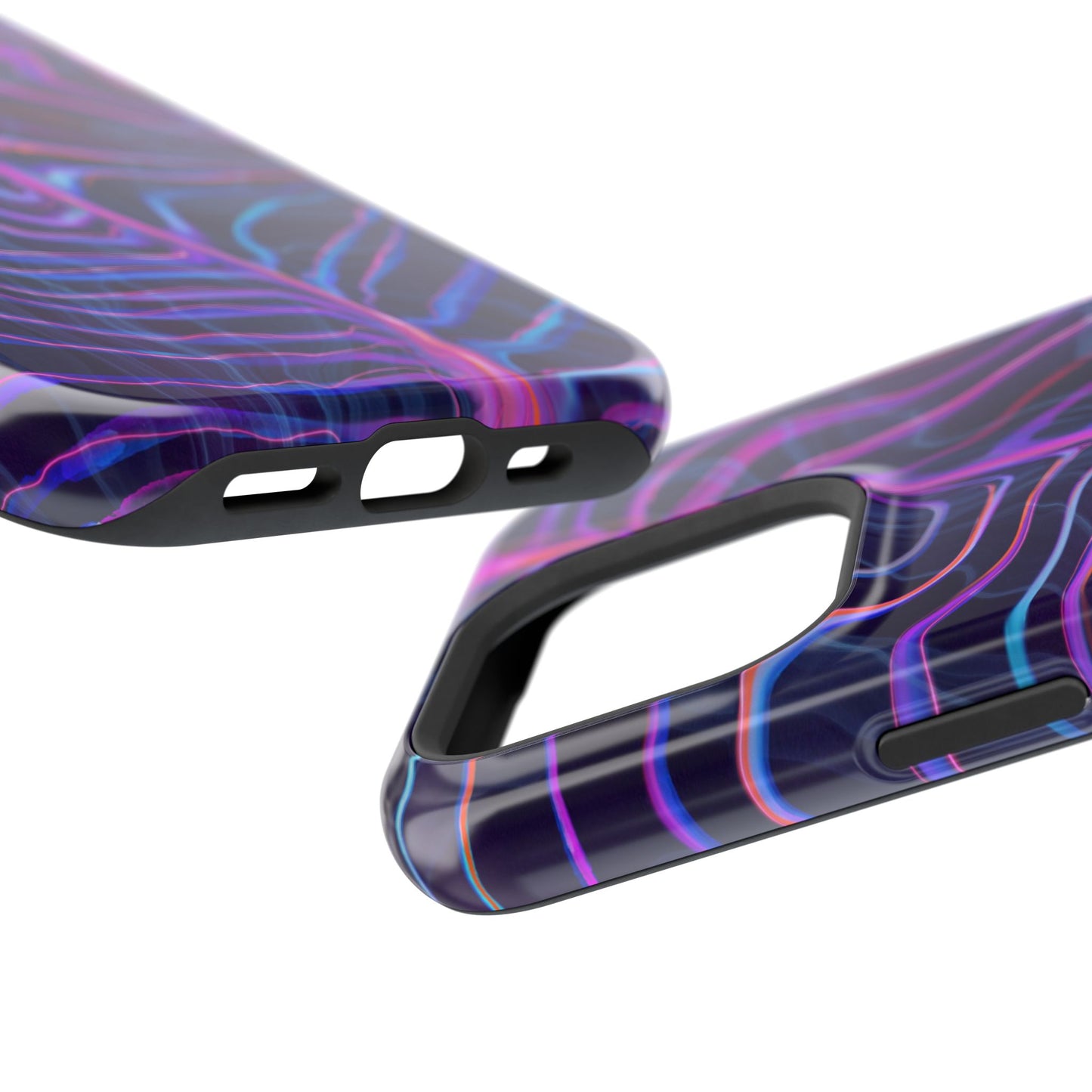 Electric Wave Magnetic Tough Case - Vibrant Phone Protection