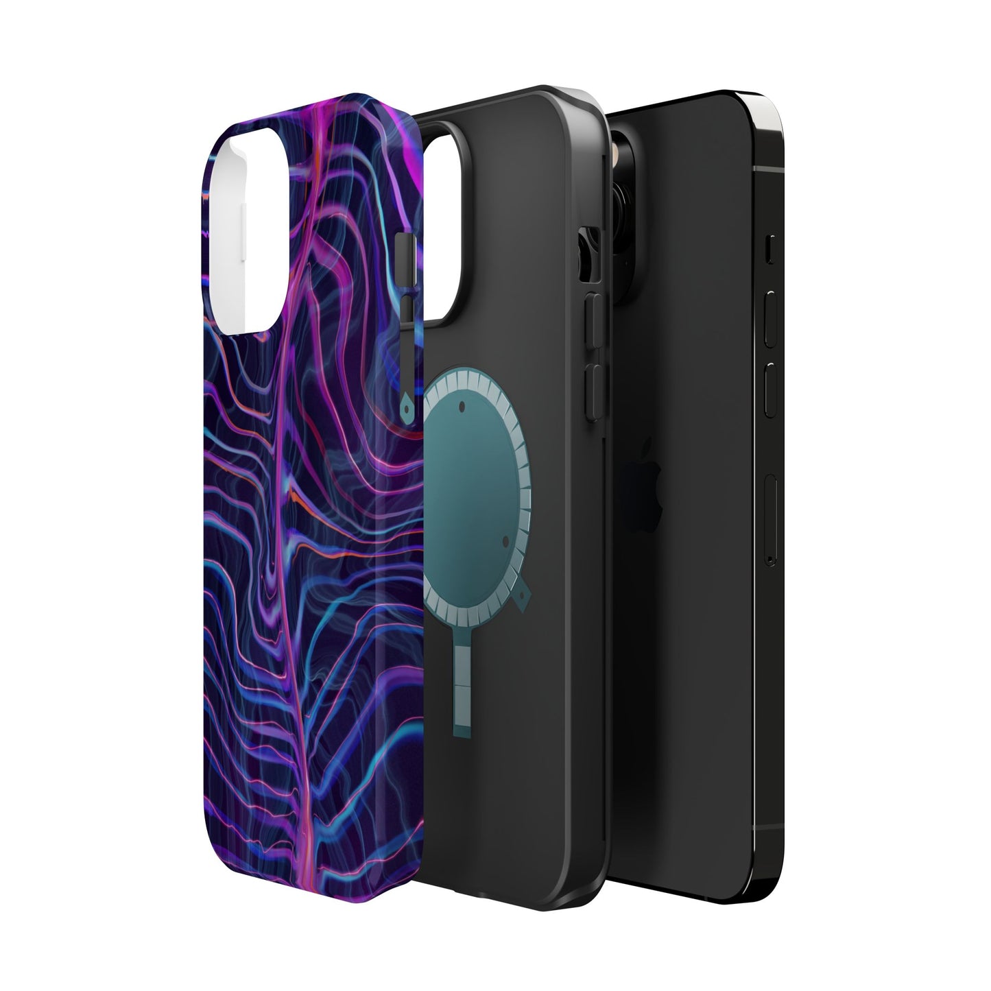 Electric Wave Magnetic Tough Case - Vibrant Phone Protection