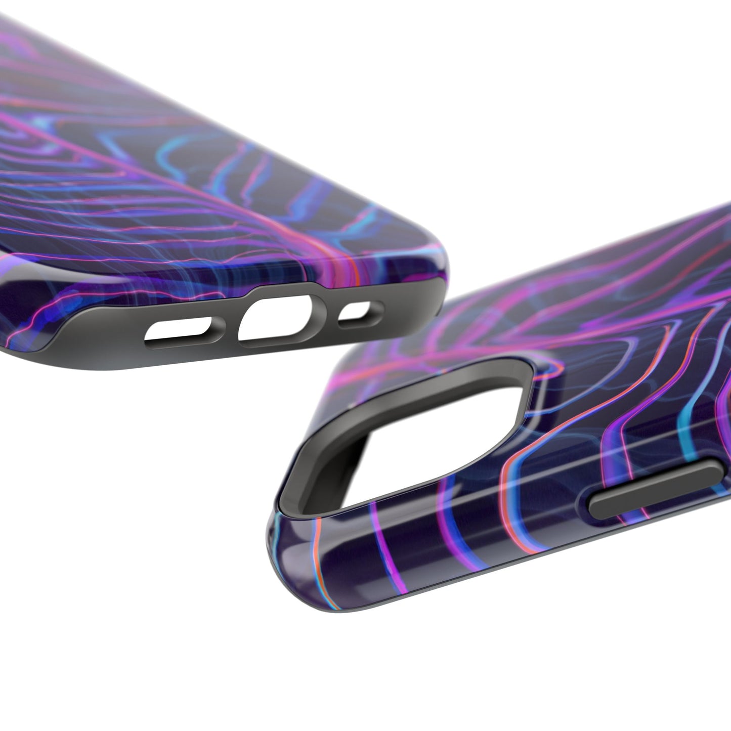 Electric Wave Magnetic Tough Case - Vibrant Phone Protection