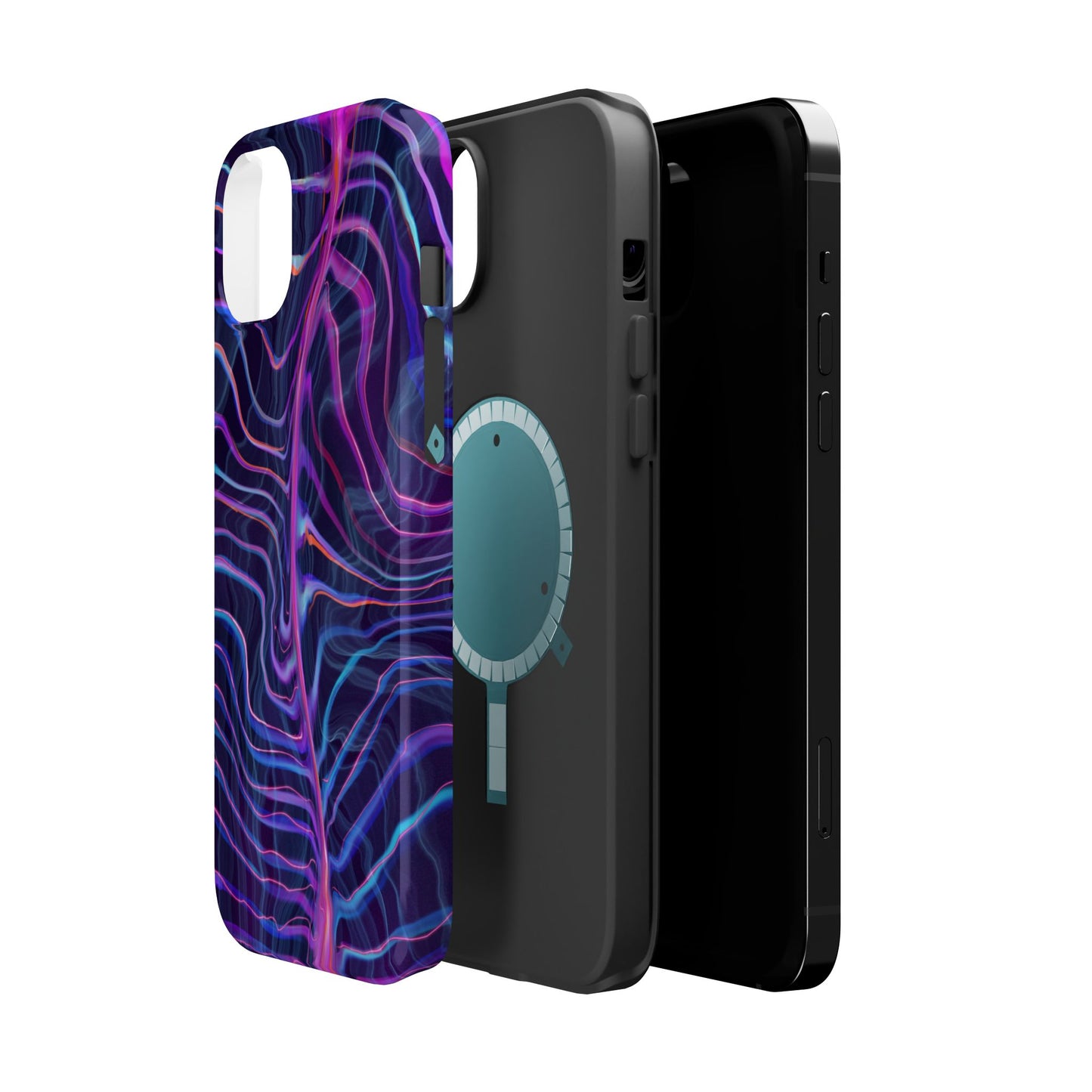 Electric Wave Magnetic Tough Case - Vibrant Phone Protection