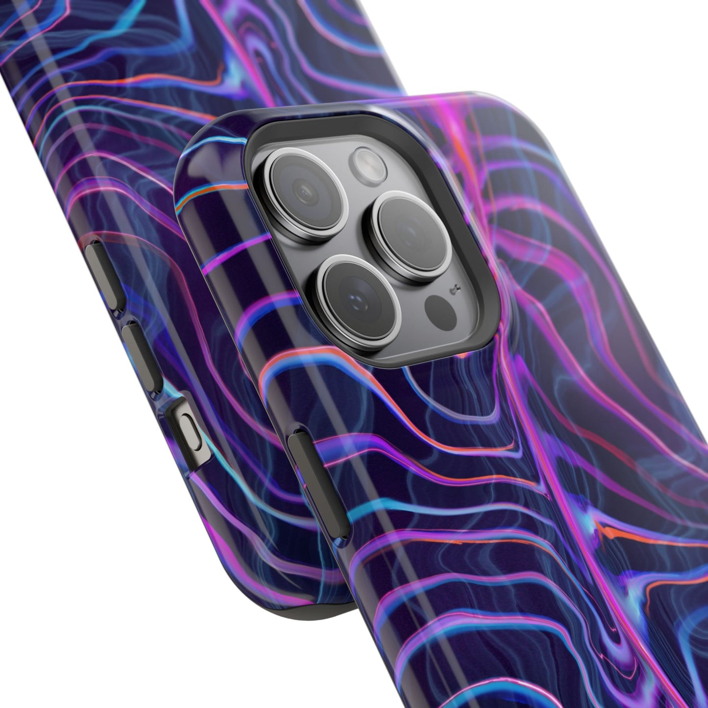 Electric Wave Magnetic Tough Case - Vibrant Phone Protection