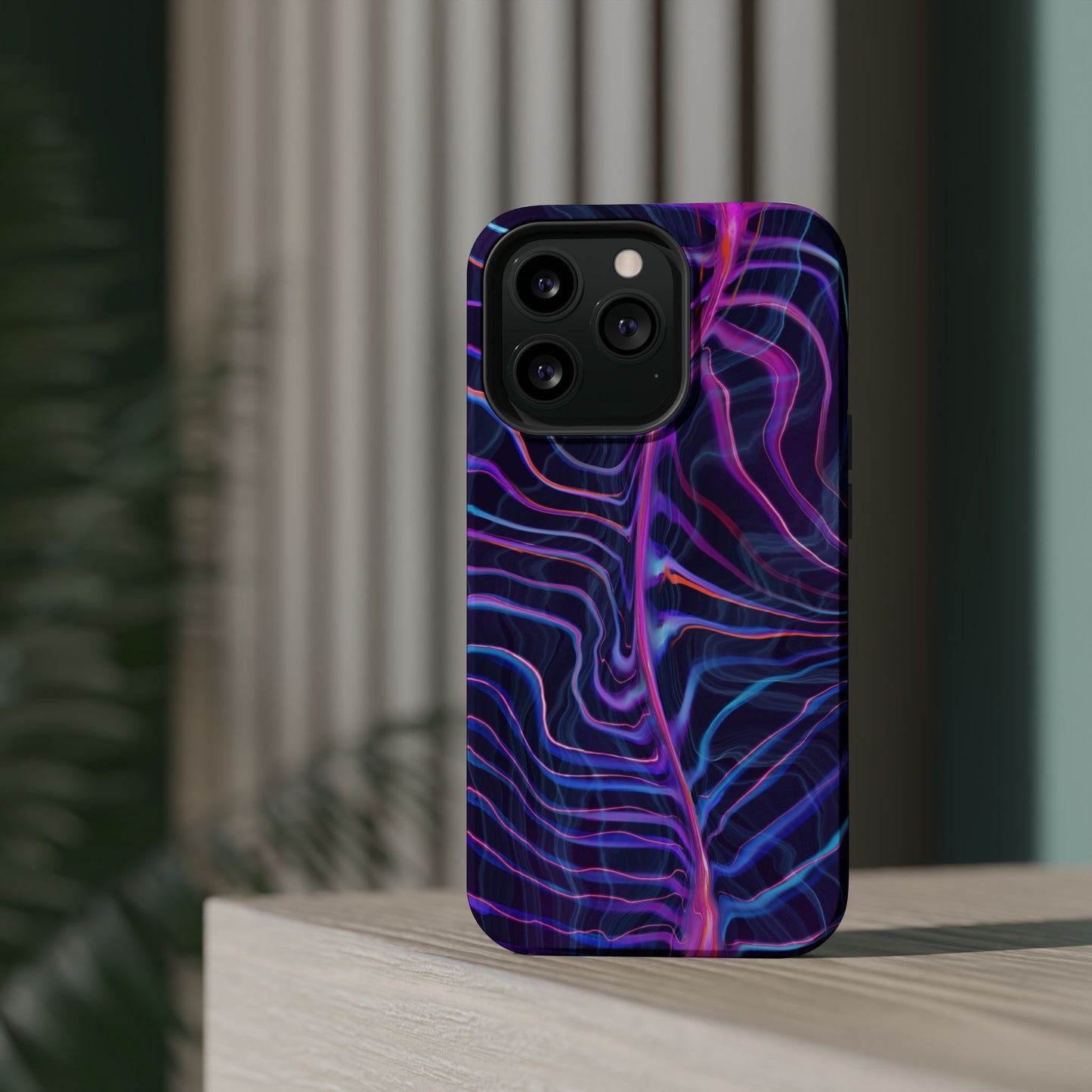 Electric Wave Magnetic Tough Case - Vibrant Phone Protection