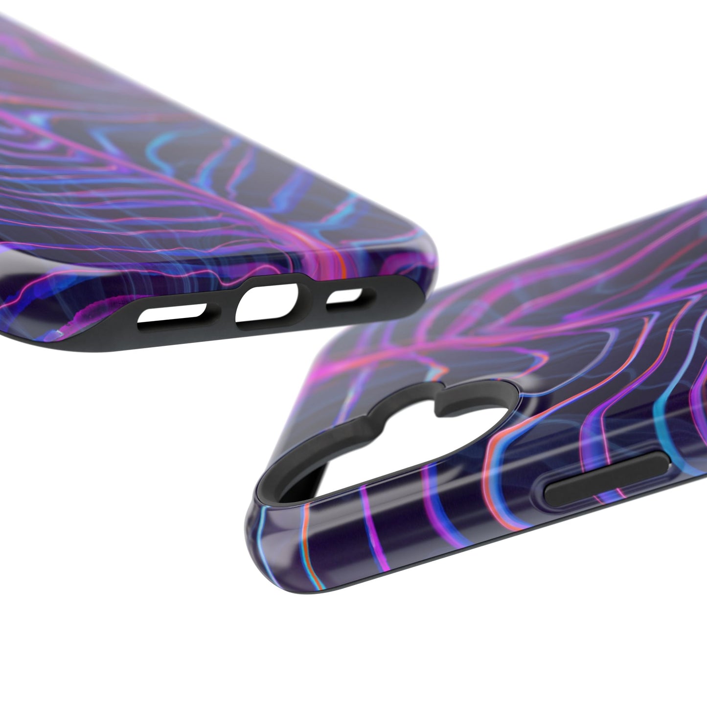 Electric Wave Magnetic Tough Case - Vibrant Phone Protection