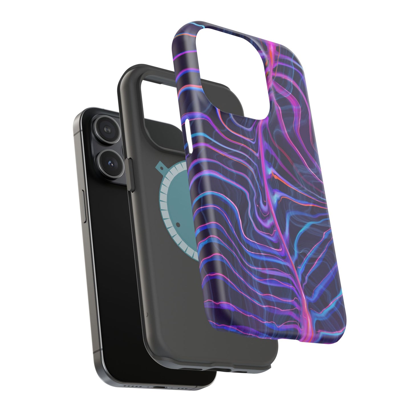 Electric Wave Magnetic Tough Case - Vibrant Phone Protection